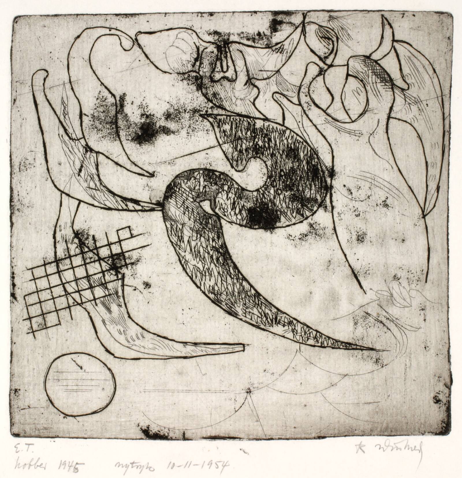 Komposition, Richard Winther, 1945