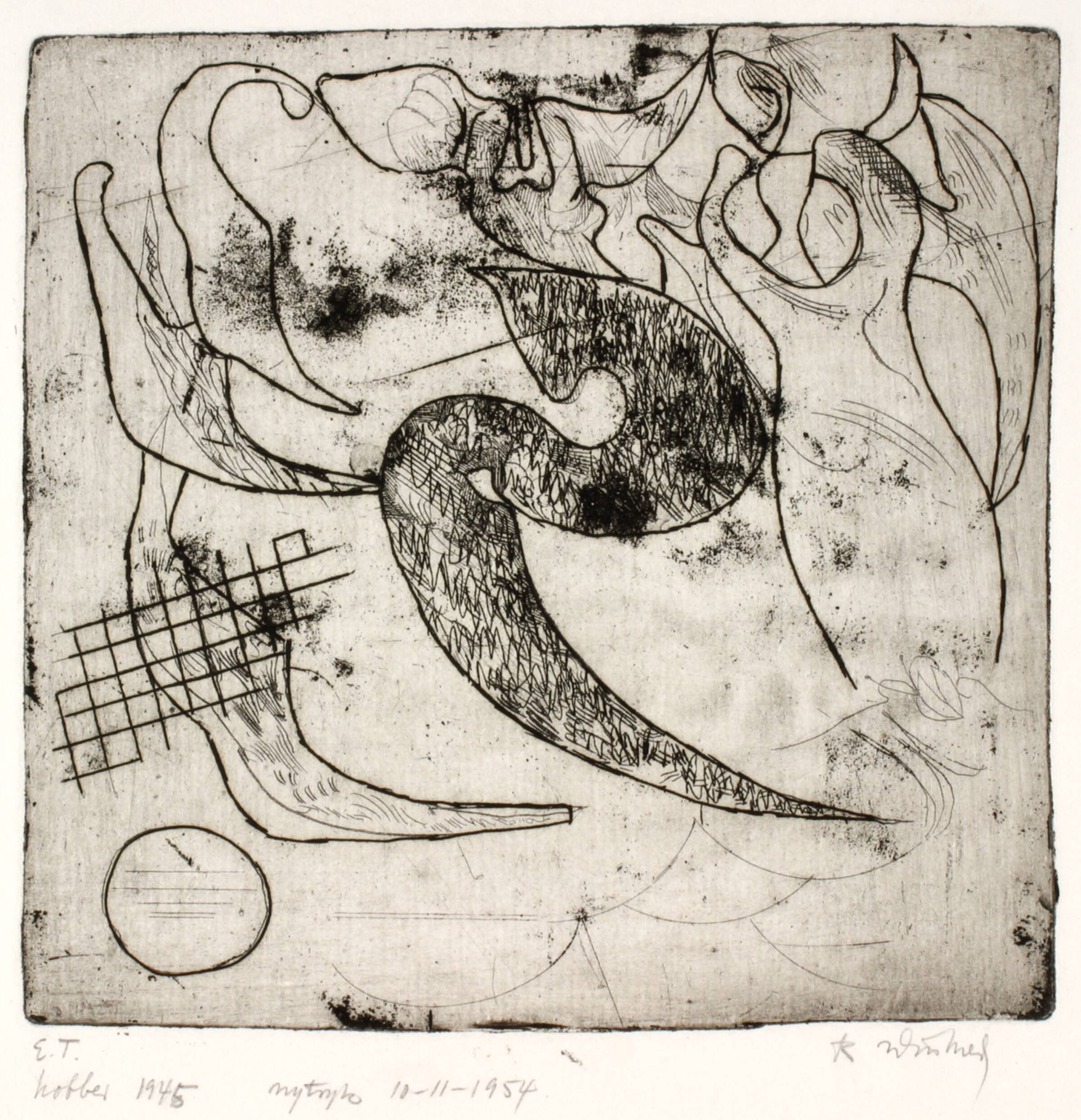 Komposition, Richard Winther, 1945