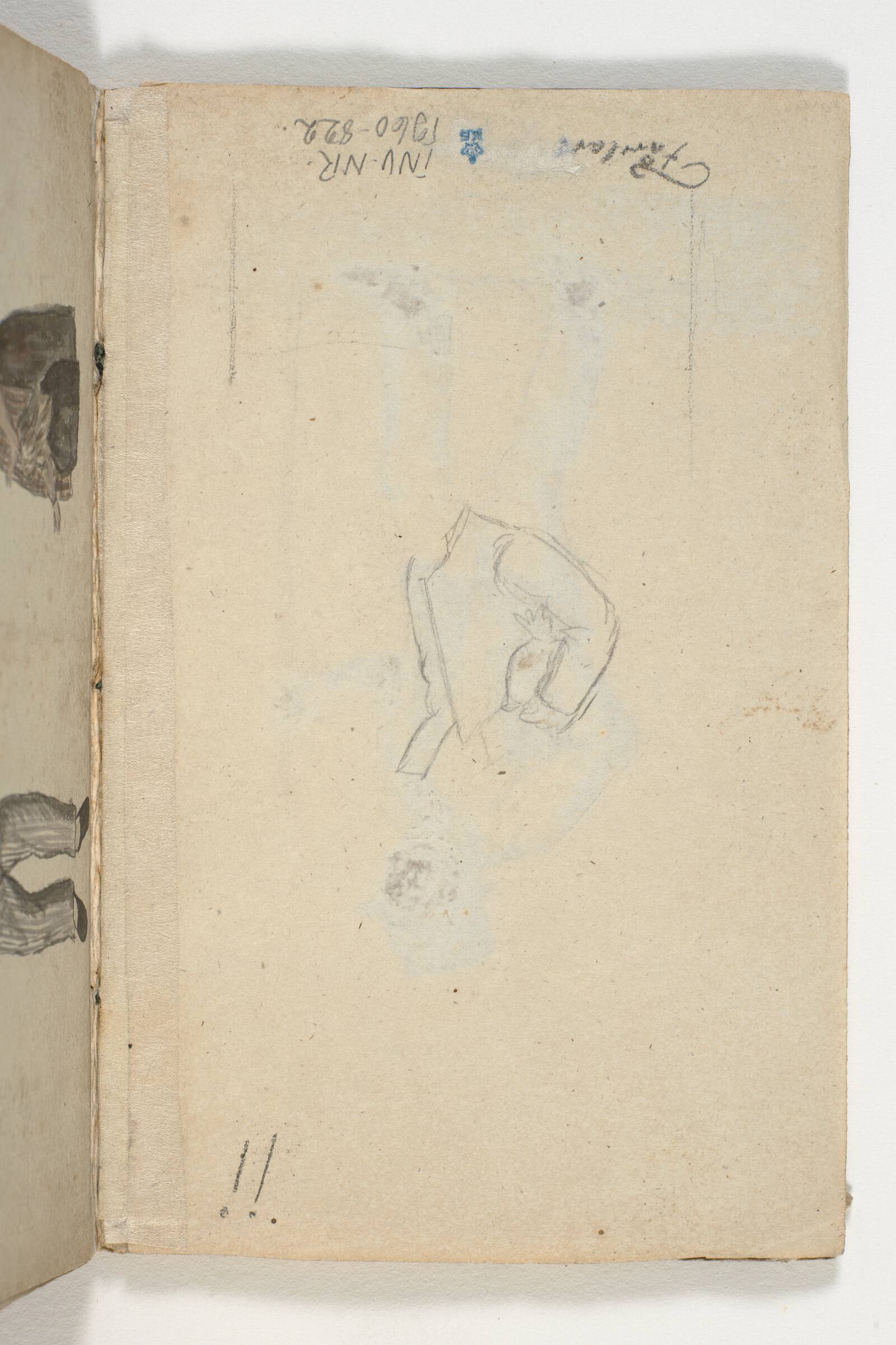 Dragtstudie til Fårelars, P.C. Skovgaard, 1826-1829