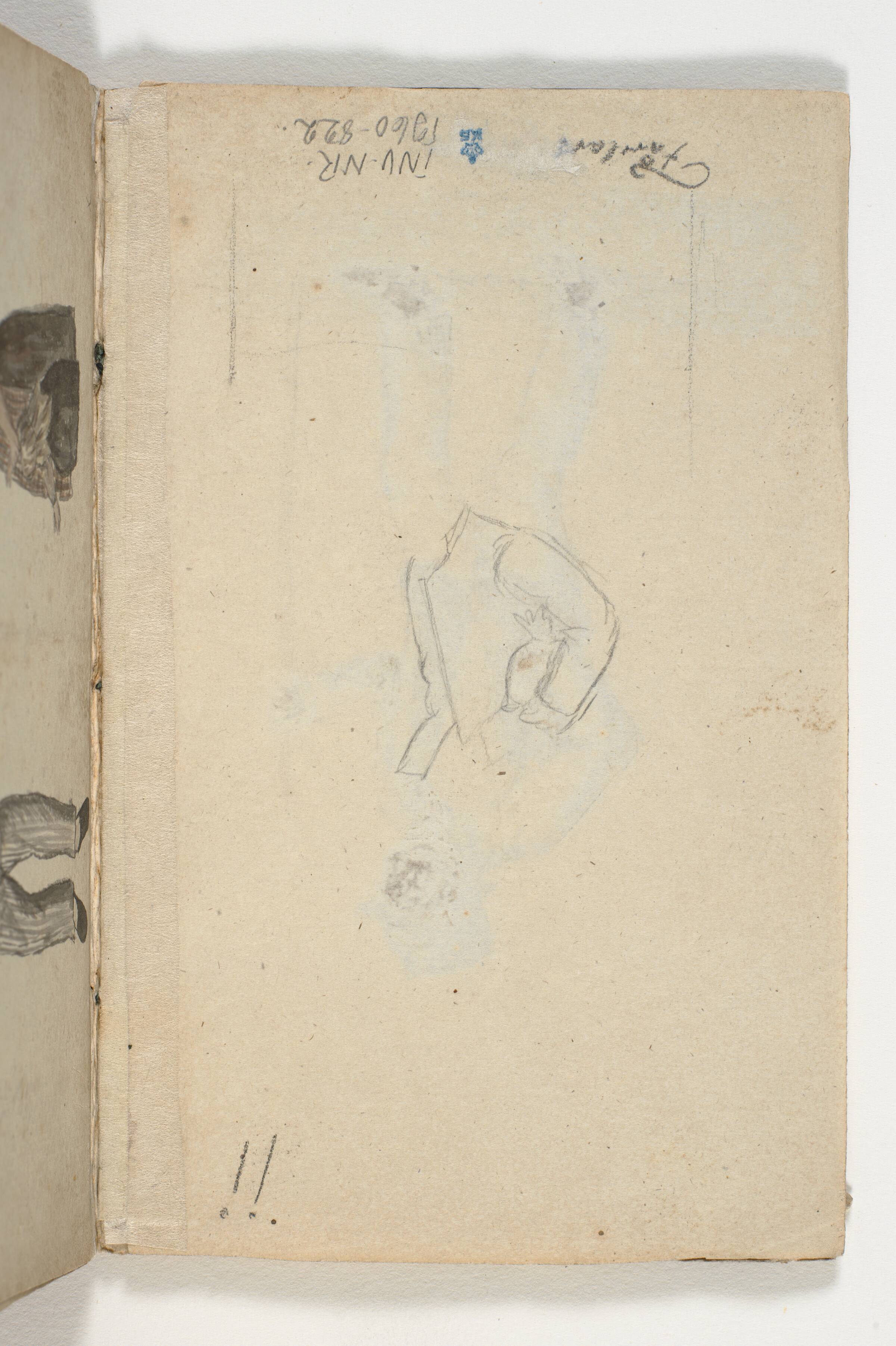 Dragtstudie til Fårelars, P.C. Skovgaard, 1826-1829