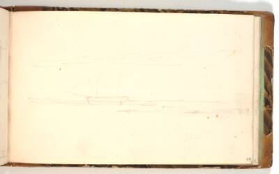 Kystlandskab med et skib