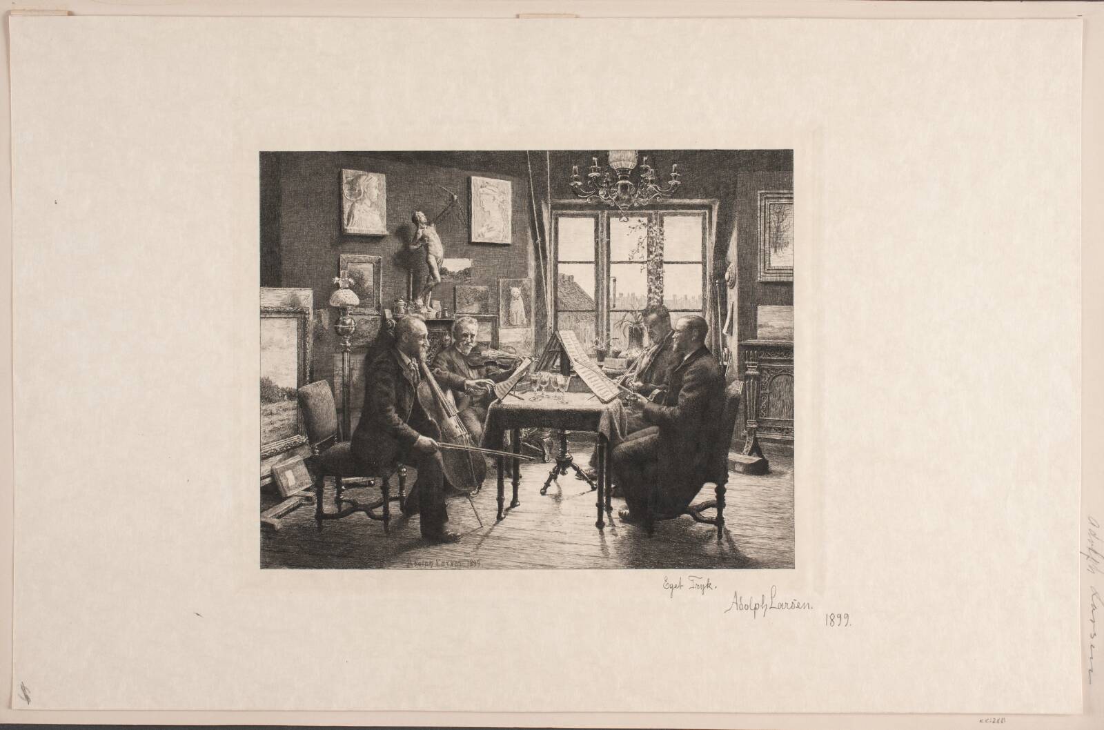 Kvartetten, Adolph Larsen, 1899