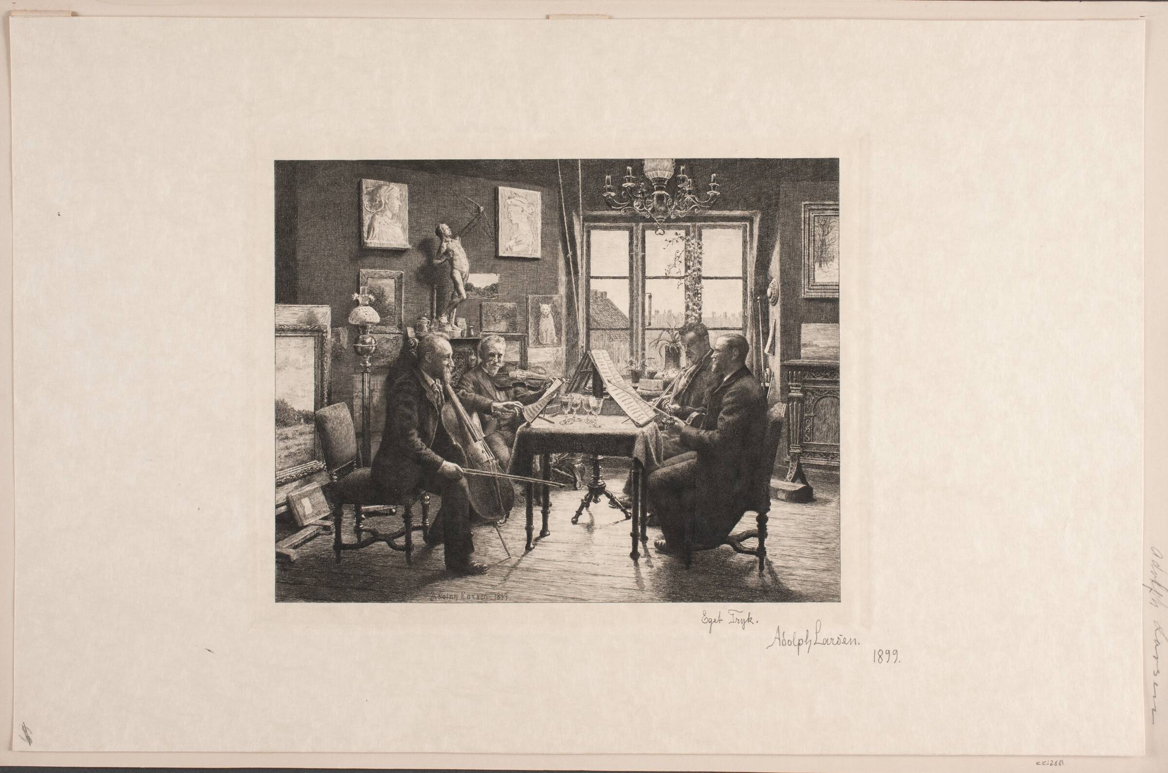Kvartetten, Adolph Larsen, 1899
