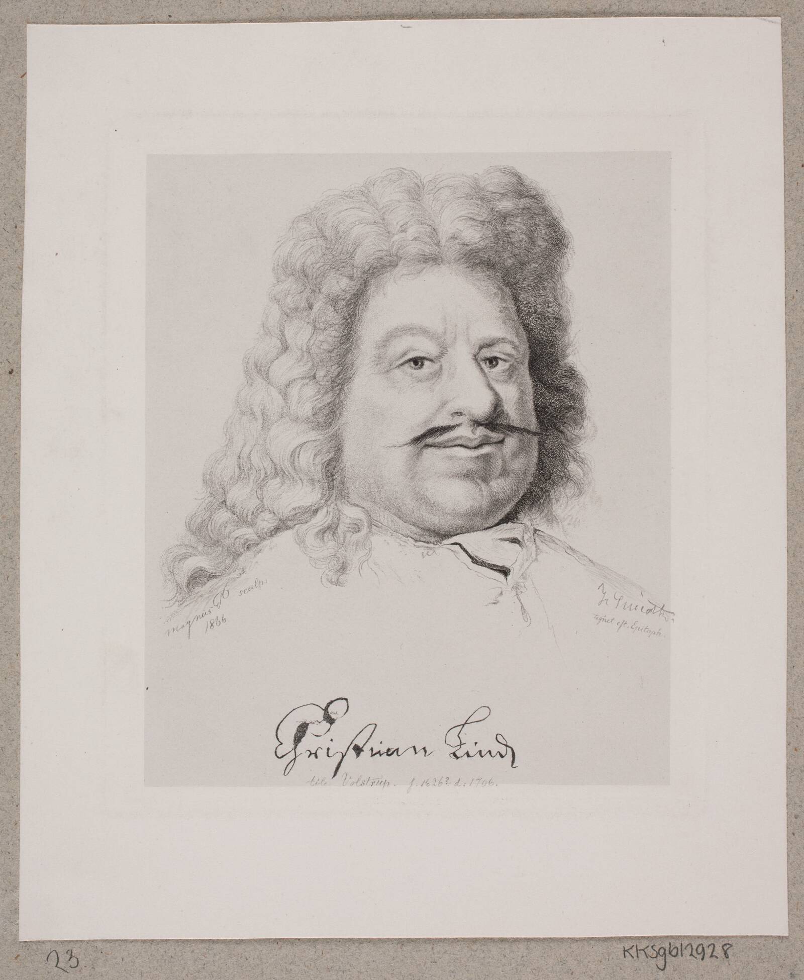 Christen Linde, Julius Magnus-Petersen, 1866