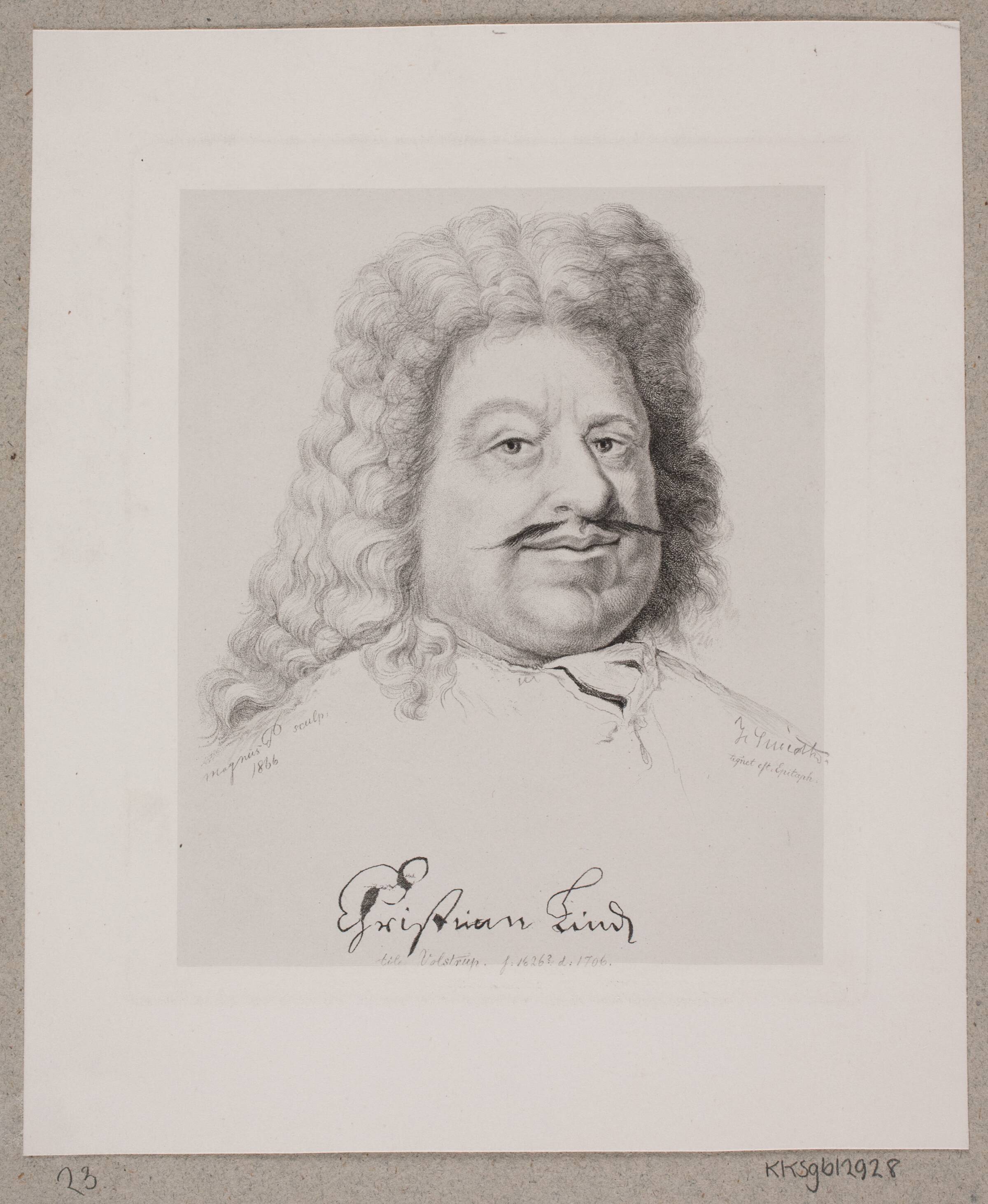 Christen Linde, Julius Magnus-Petersen, 1866