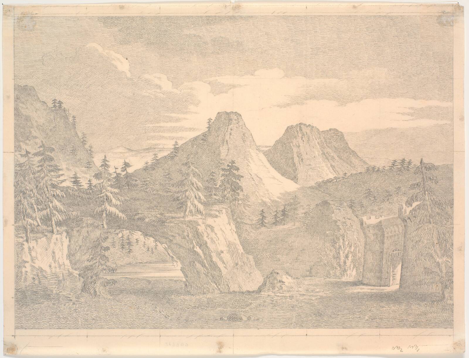 Kalke af Chiparts udkast til balletten "Lagertha", by J.F. Clemens, 1801