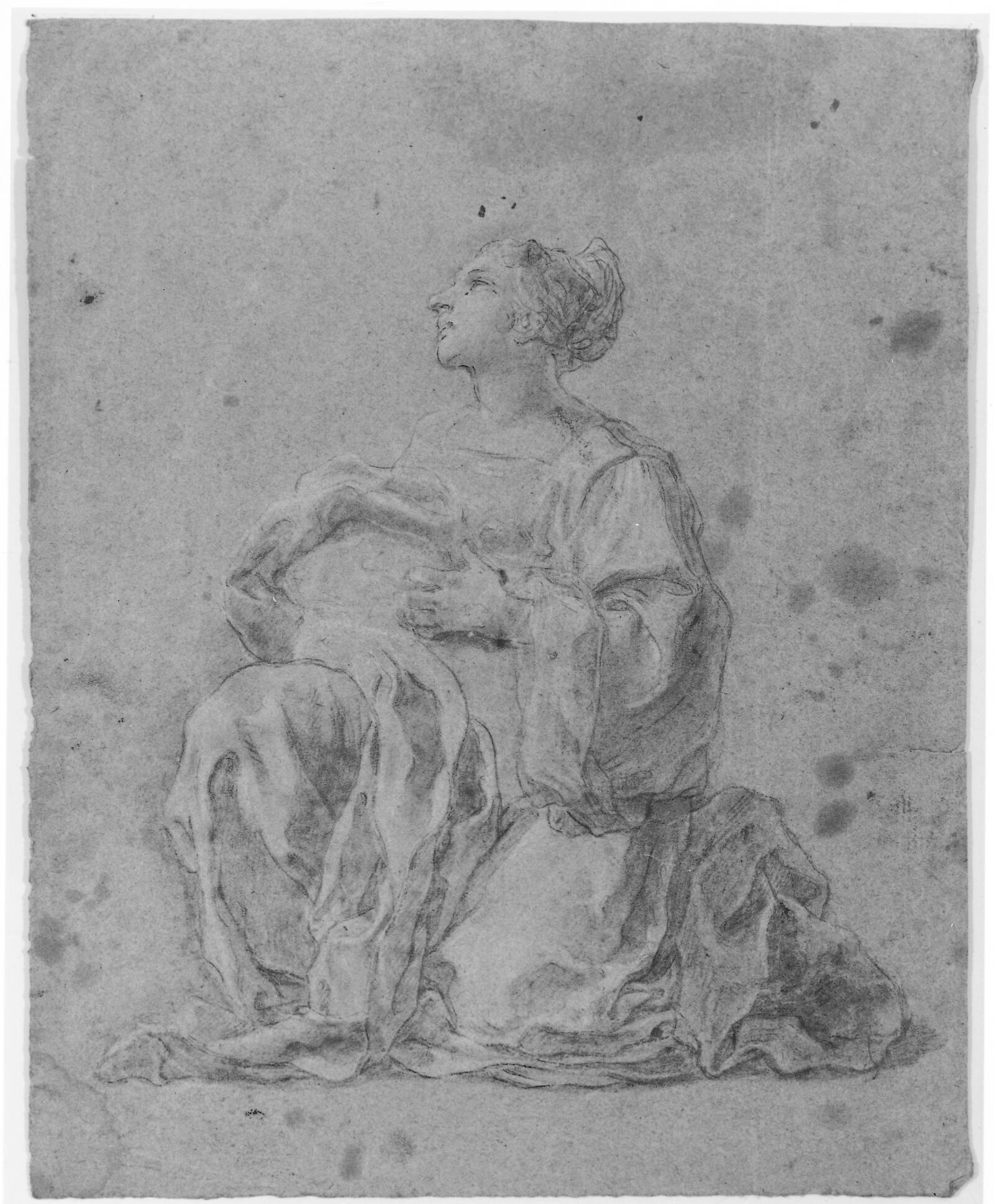 Knælende kvinde, Francesco Solimena, 1657-1747