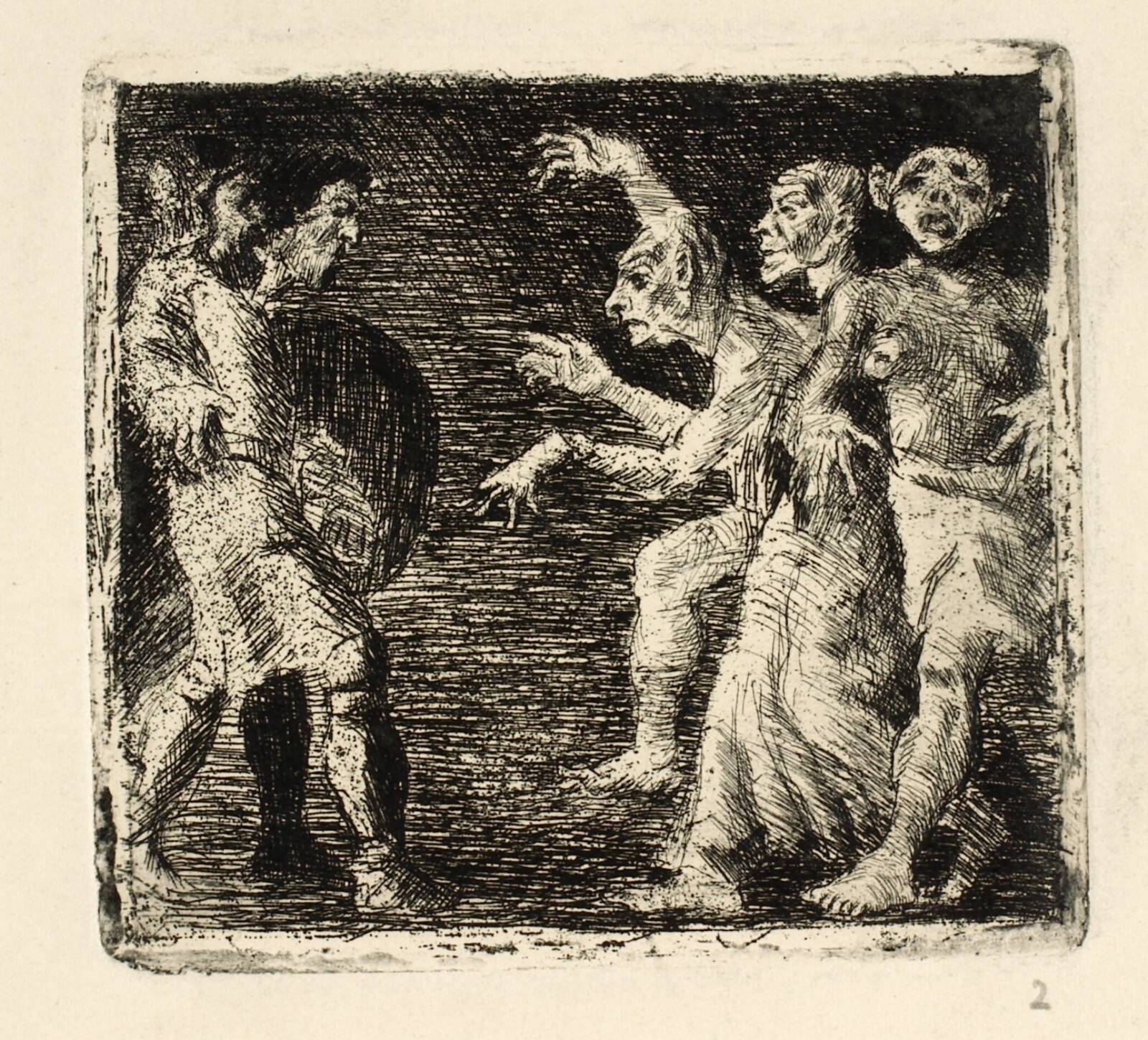 Macbeth og Hexene, Oluf Hartmann, 1902