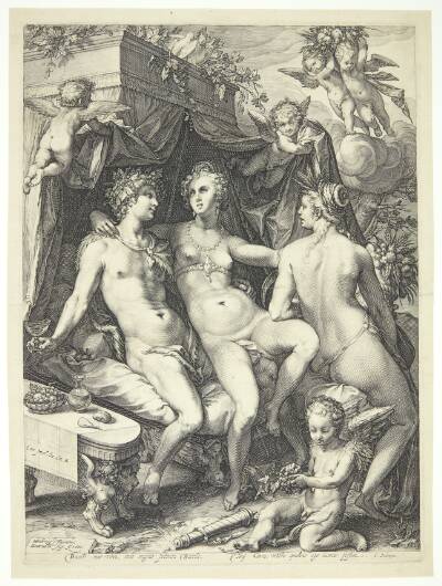 Venus mellem Bakkus og Ceres