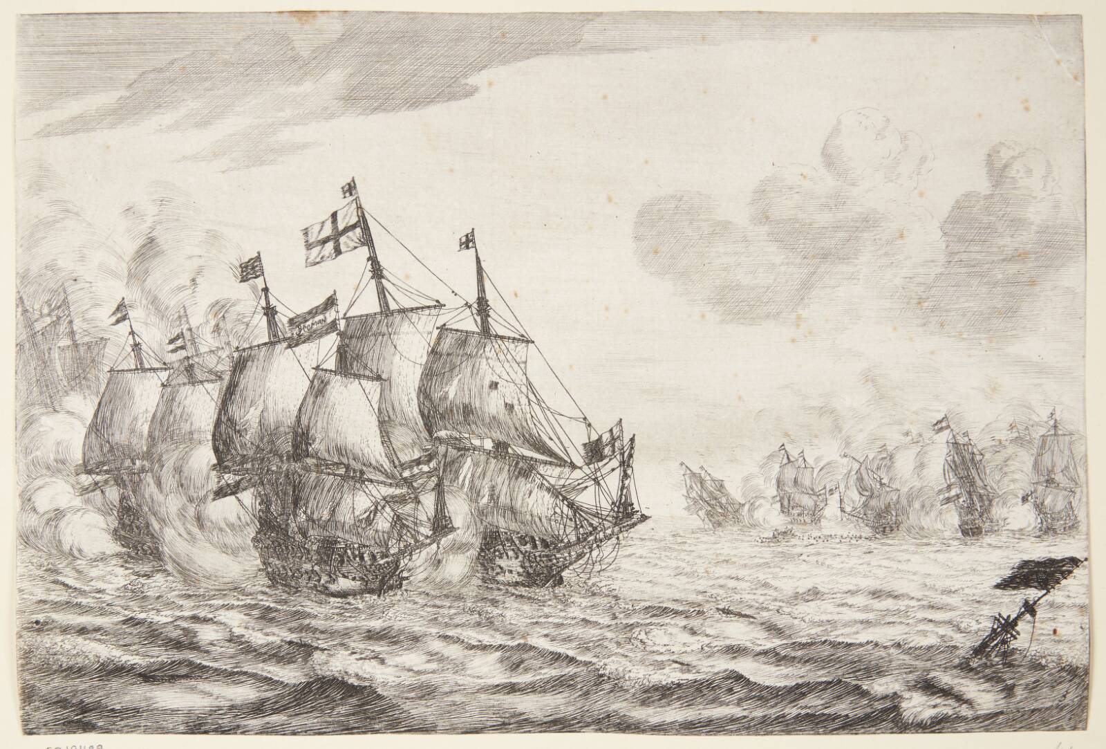 Et søslag, Reinier Zeeman, 1652-1654