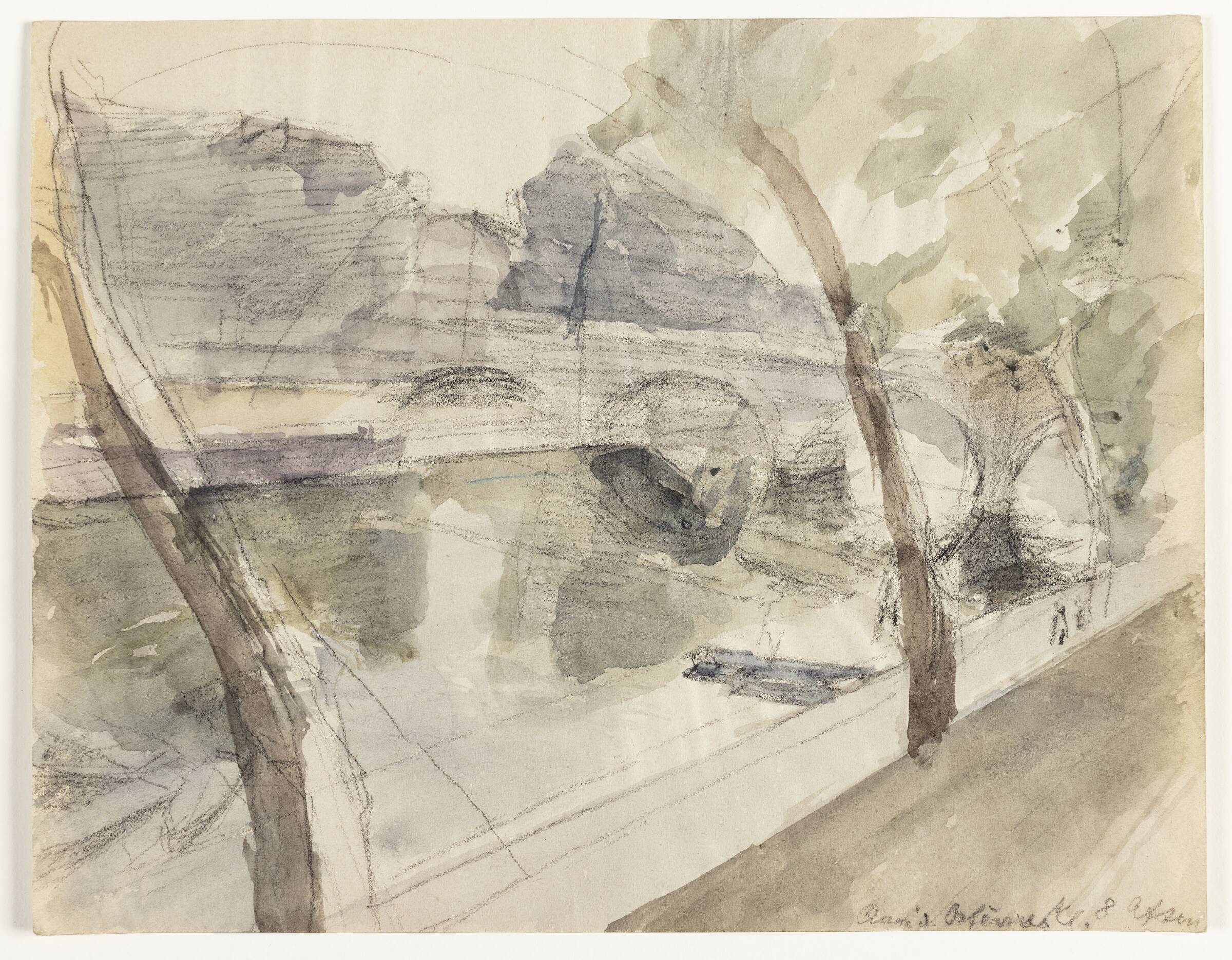 Motiv fra Seinen, Paris, Astrid Holm, 1910-1936