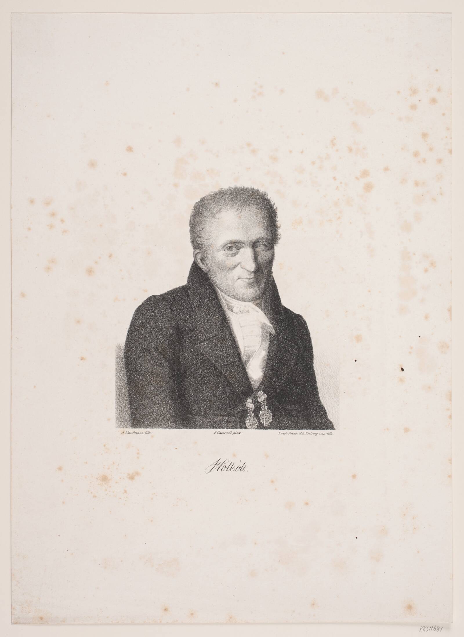F. L. Holbøll, Asmus Kaufmann, 1835