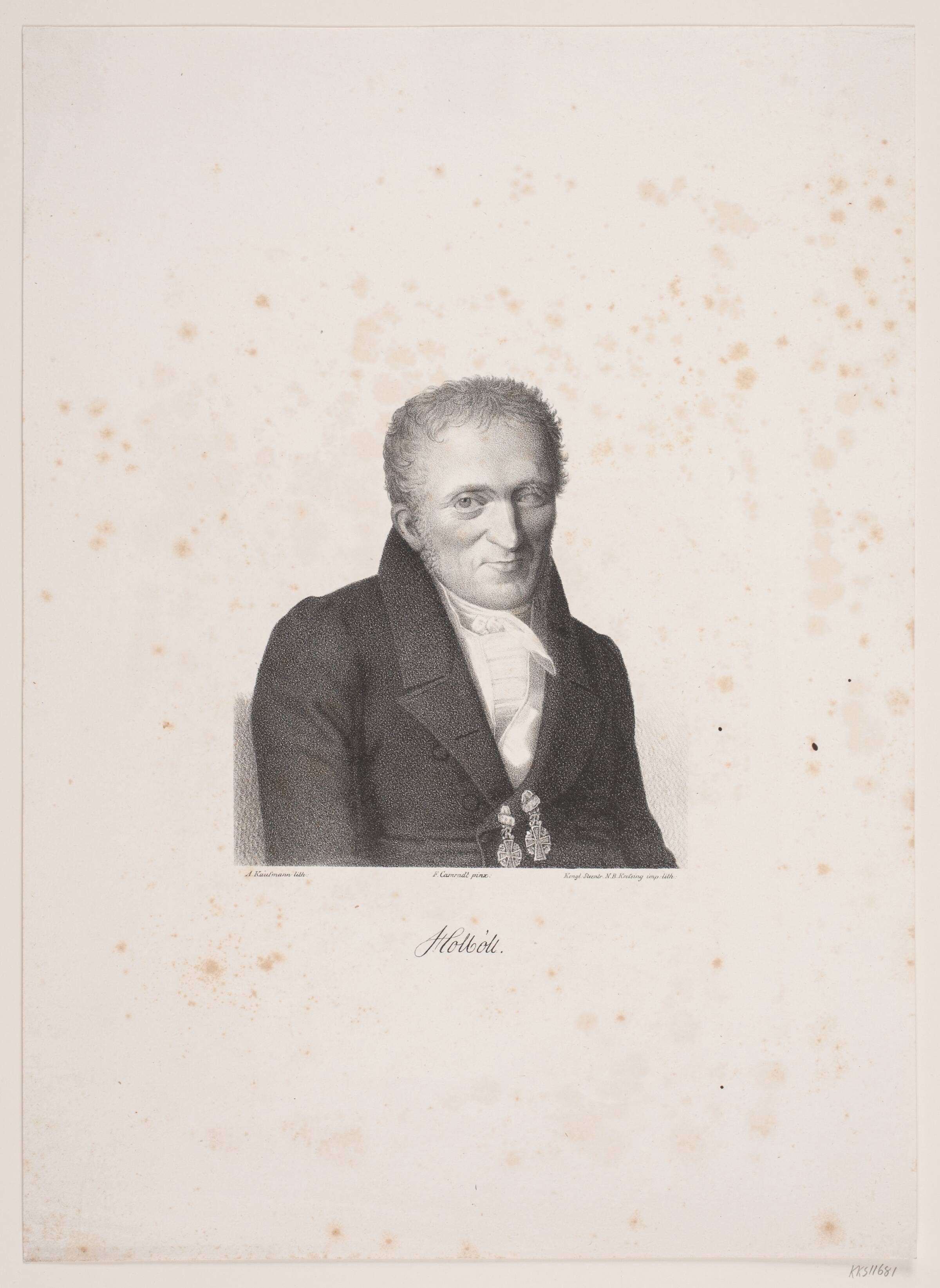 F. L. Holbøll, Asmus Kaufmann, 1835