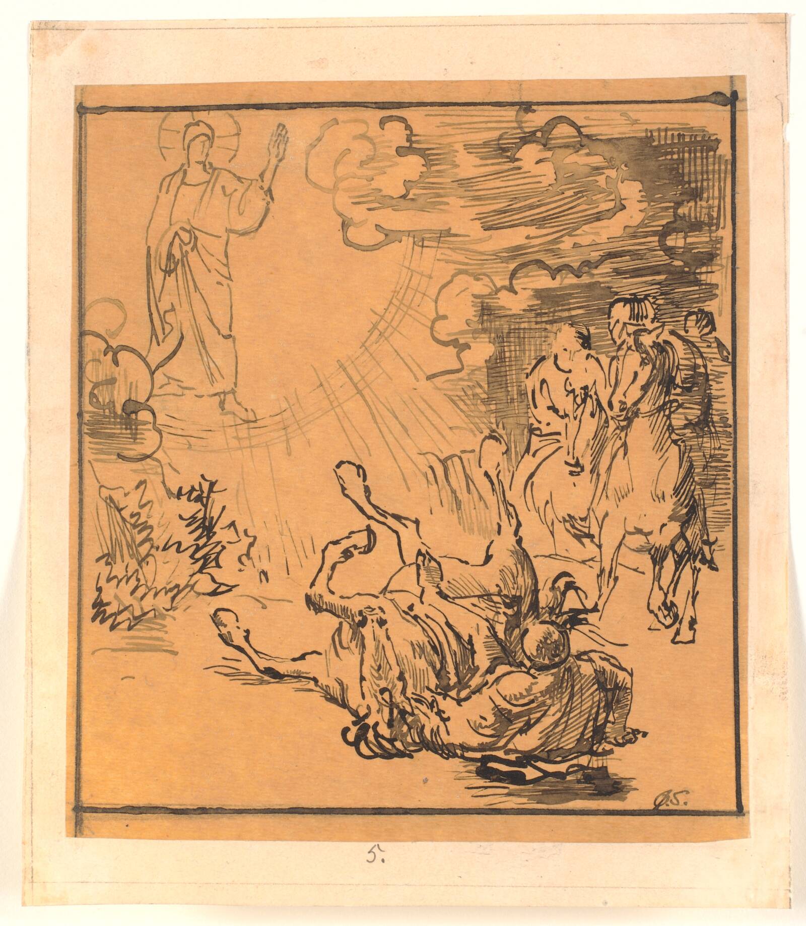 Sauls omvendelse, Joakim Skovgaard, 1923