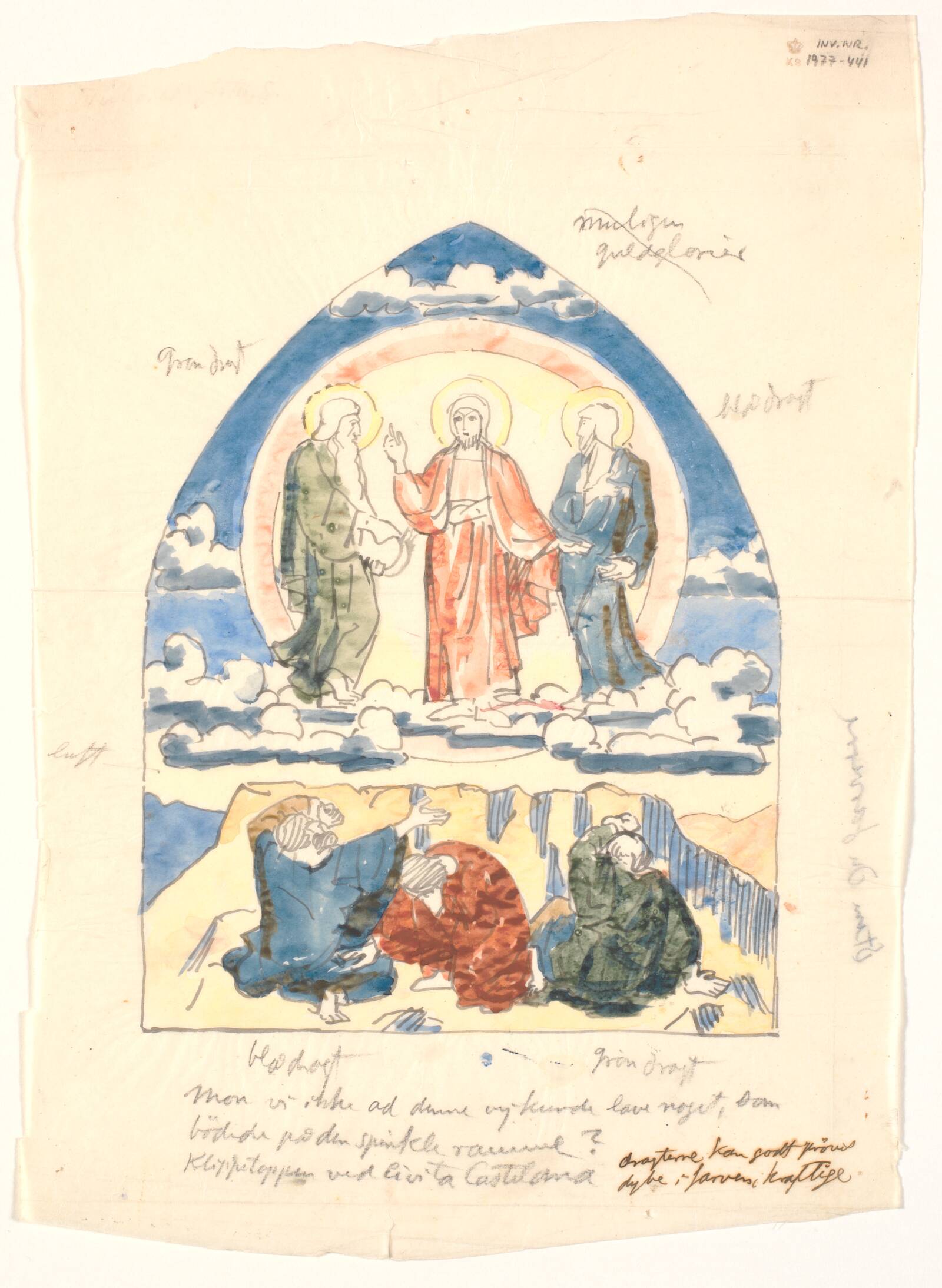 Forklarelsen på bjerget, Joakim Skovgaard, 1920-1924