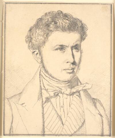 Portræt af kunstnerens bror, H.P.N.Købke (1812-39)