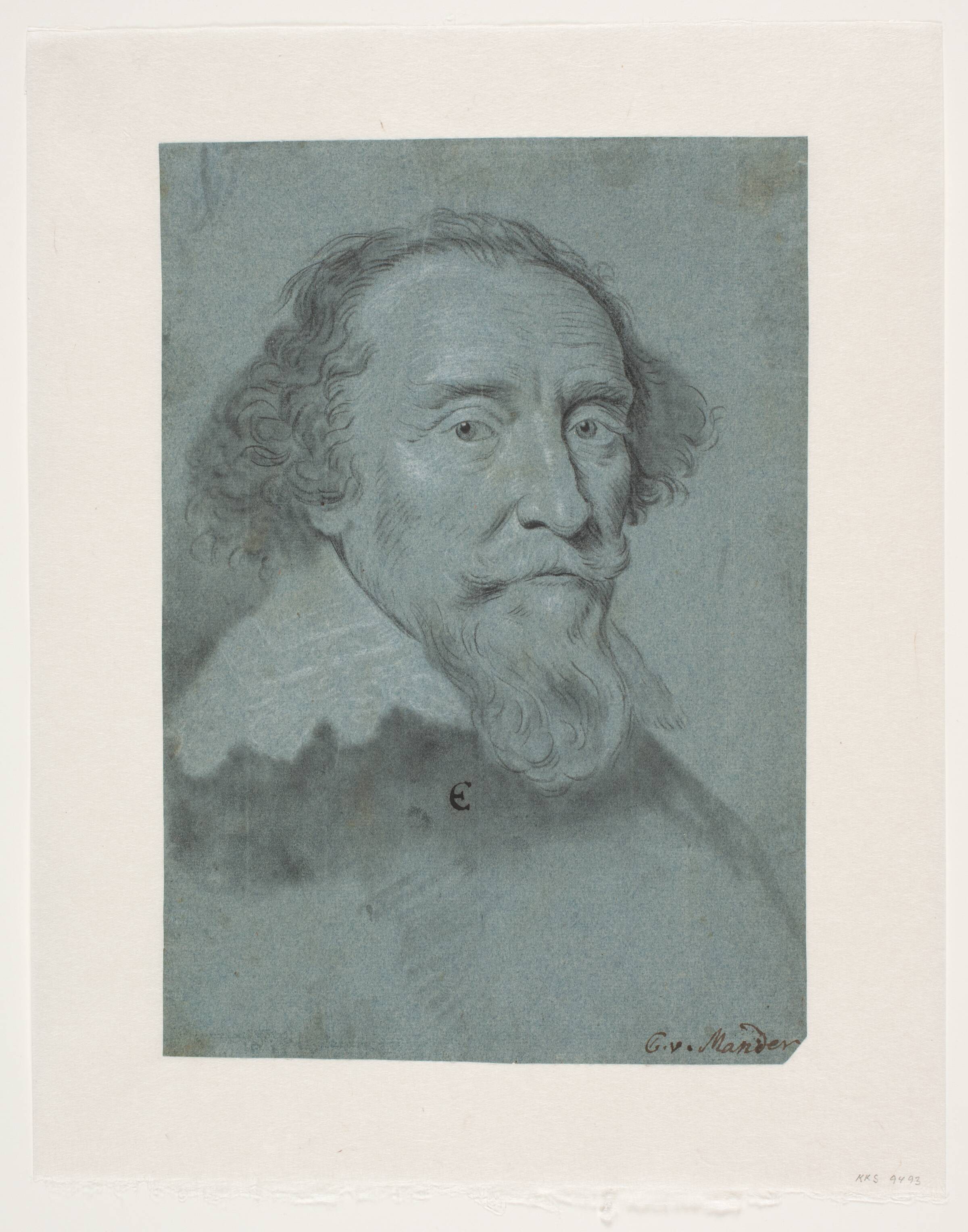 Mandsportræt. Henrik, greve af Bergh., Mander III, Karel van, 1609-1670