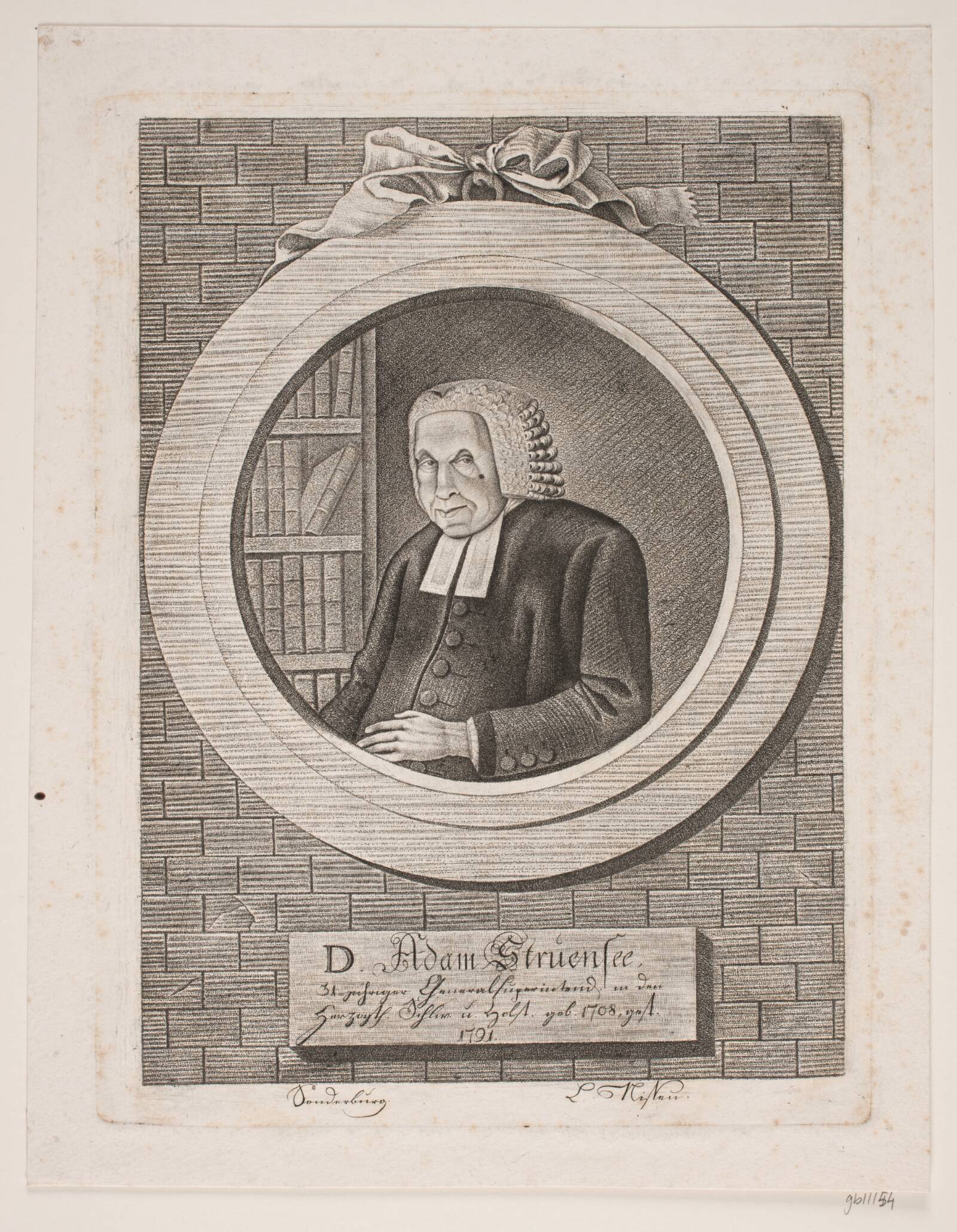 Adam Struensee, L. Nissen, 1796