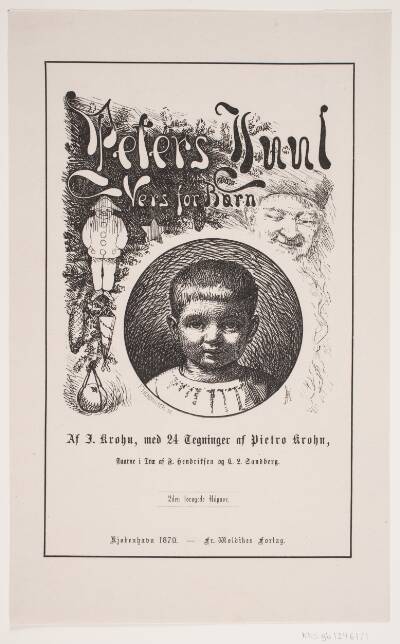 Titelblad til Johan Krohn, "Peters jul"