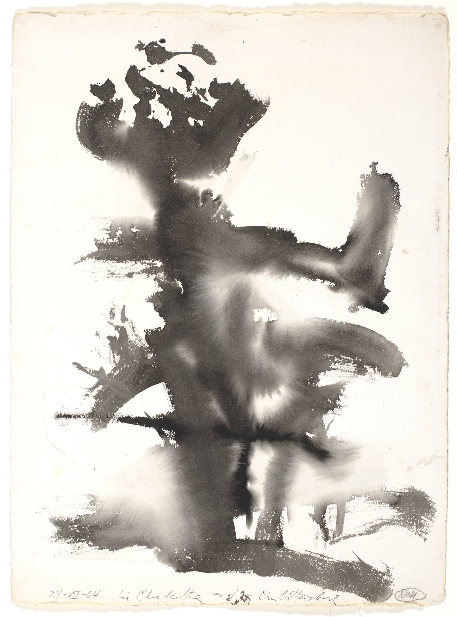 Blomster i vase, Richard Mortensen, 1963-1965