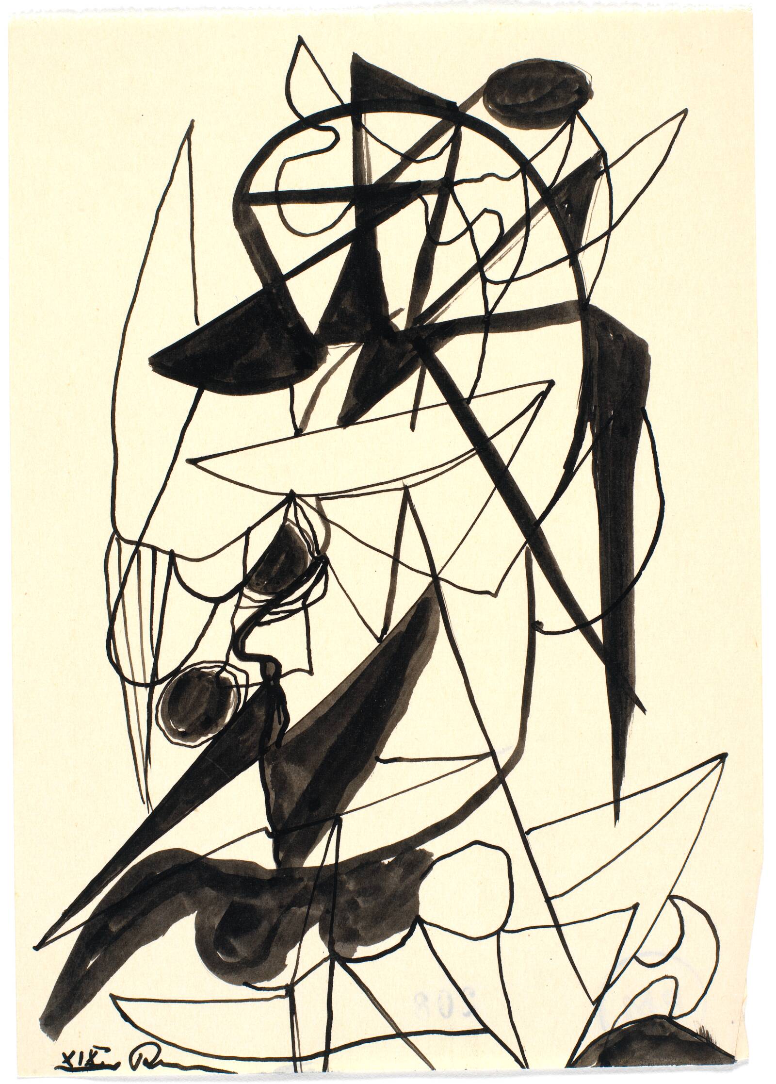 Botanisk figuration, Richard Mortensen, 1937
