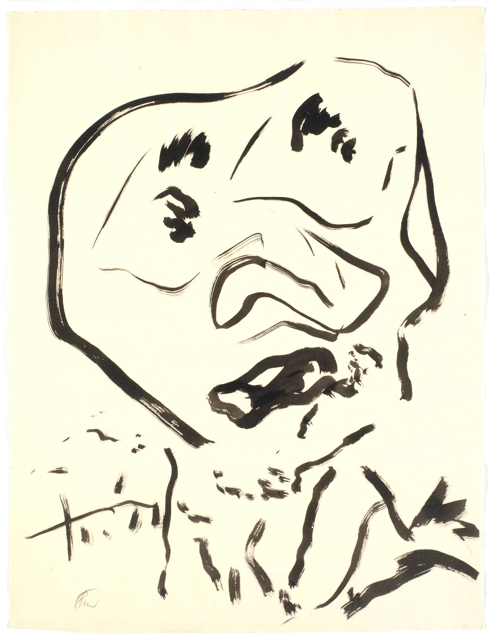 Ansigt, Richard Mortensen, 1942-1944