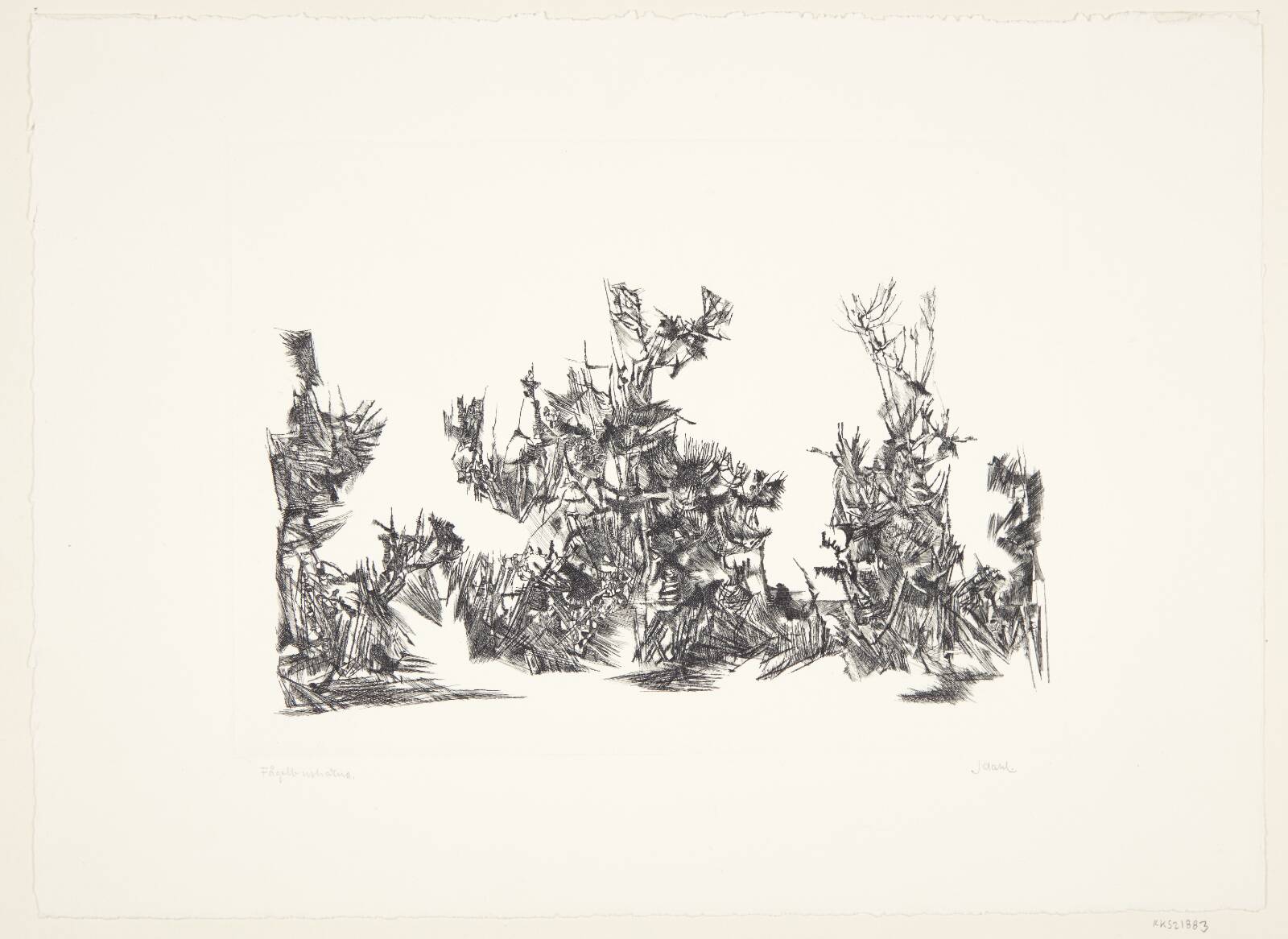 "Fågelbuskarna", Janne Dahl, 1957