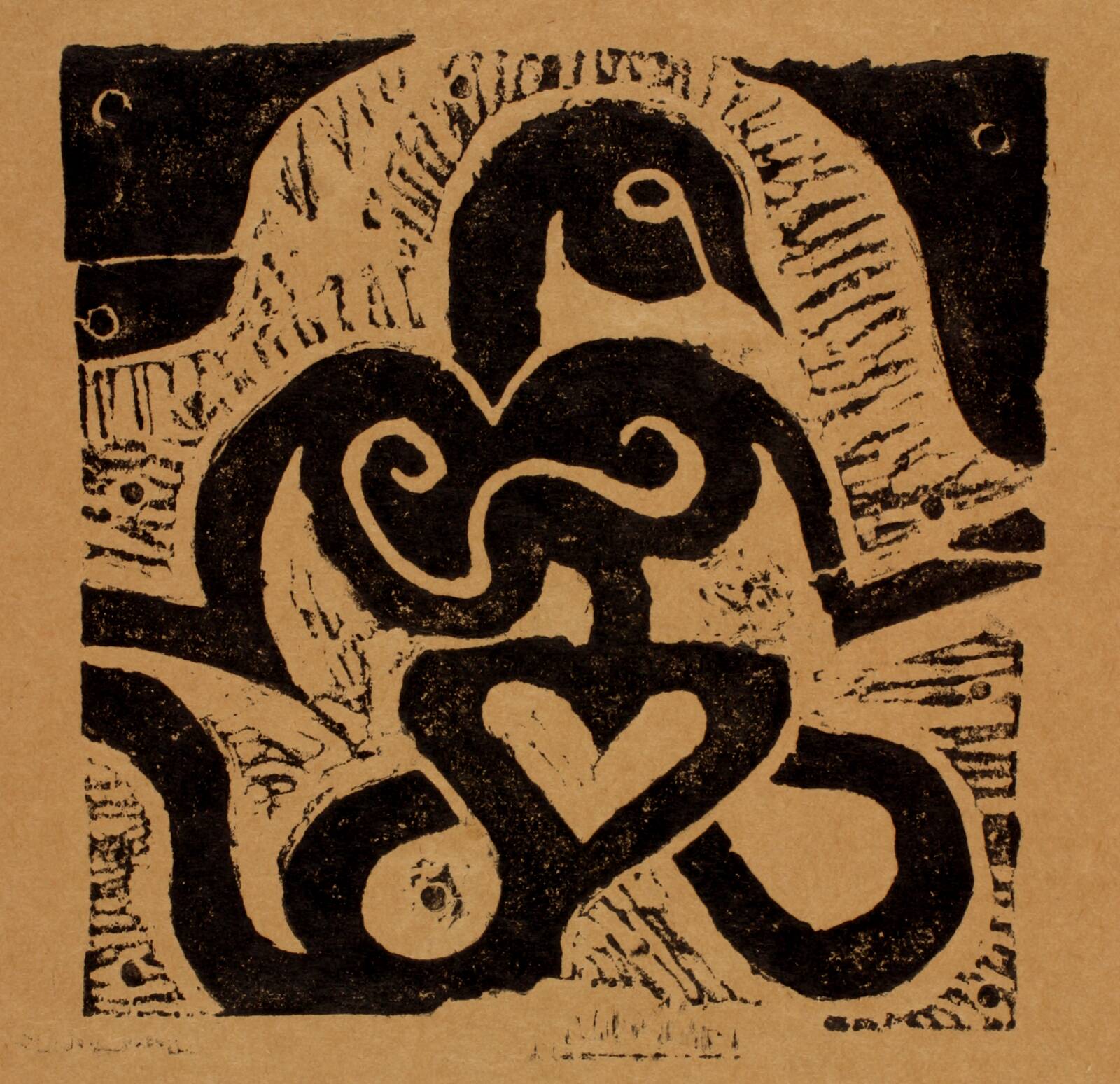 Svane ornamentik, Henry Heerup, 1950