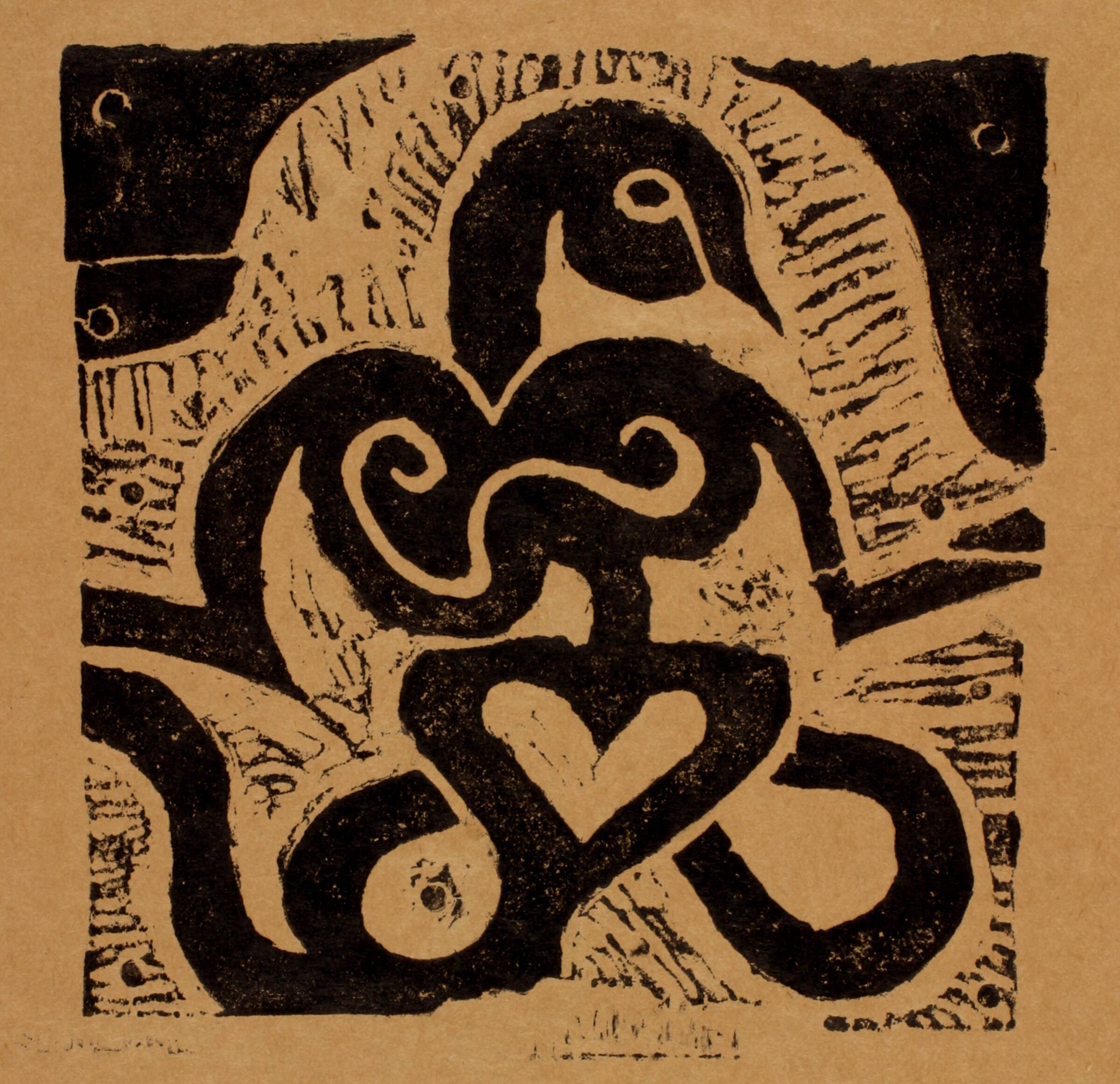 Svane ornamentik, Henry Heerup, 1950