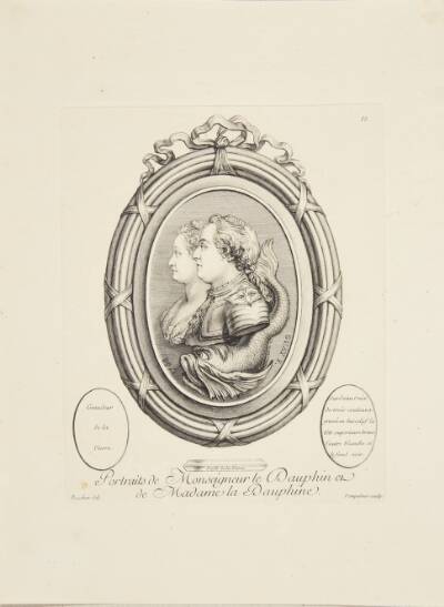 Portrætter af M. og Mme. le Dauphin