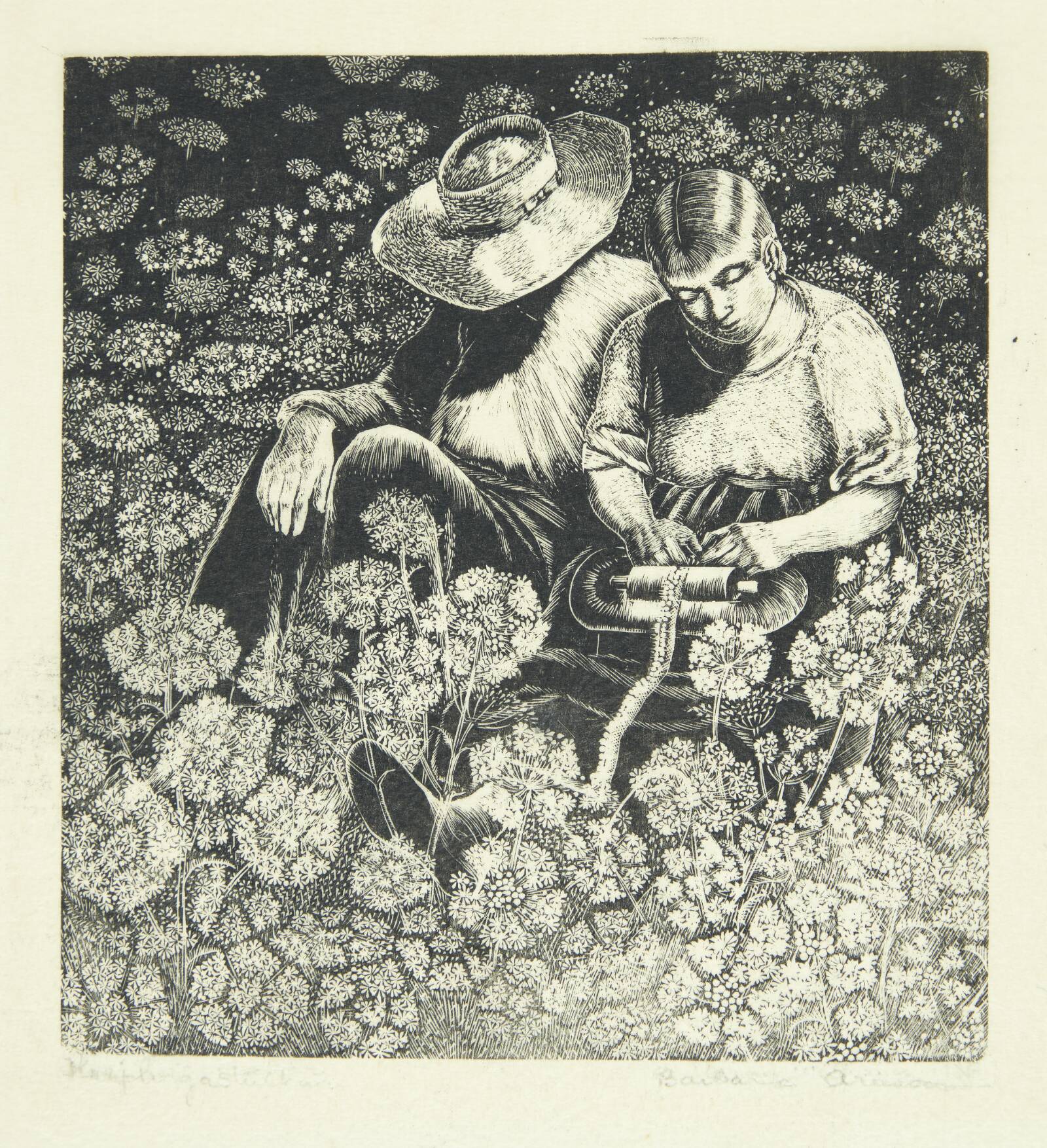 "Kniplingepigen", Barbara Árnason, 1940-1949