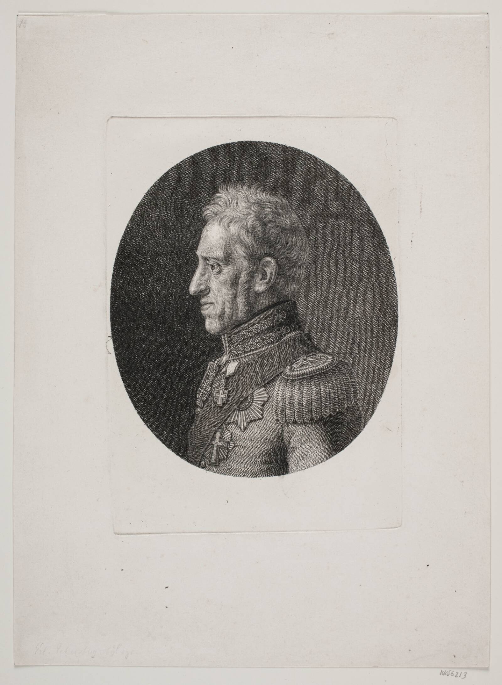 Frederik VI, Erling Eckersberg, 1846