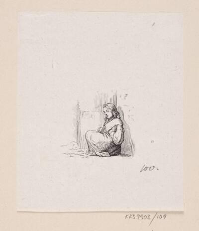 Illustration til "Den lille Pige med Svovlstikkerne" i H.C. Andersen, "Eventyr og Historier", Bind 2