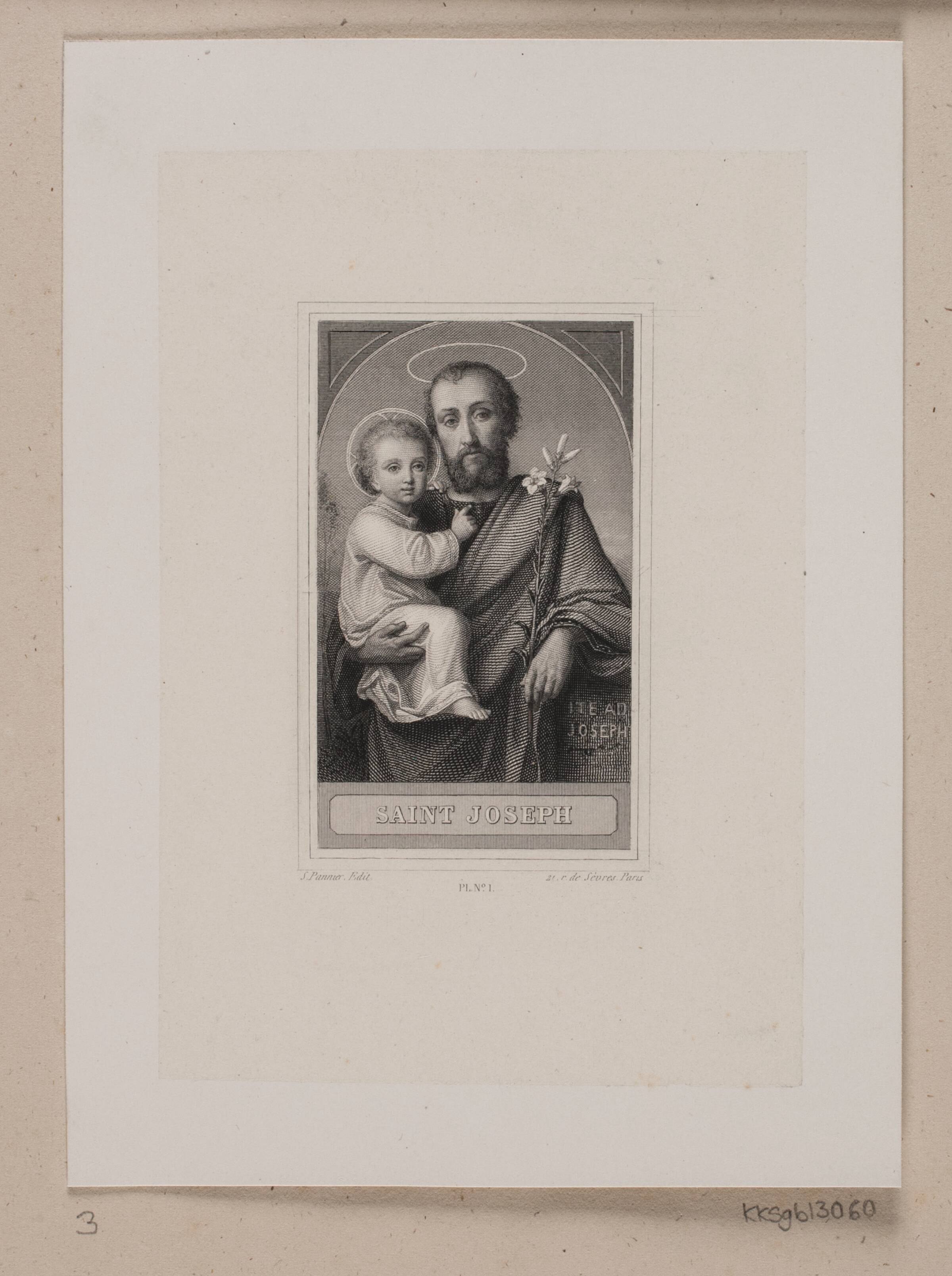 Saint Joseph, Joel Ballin, 1822-1855