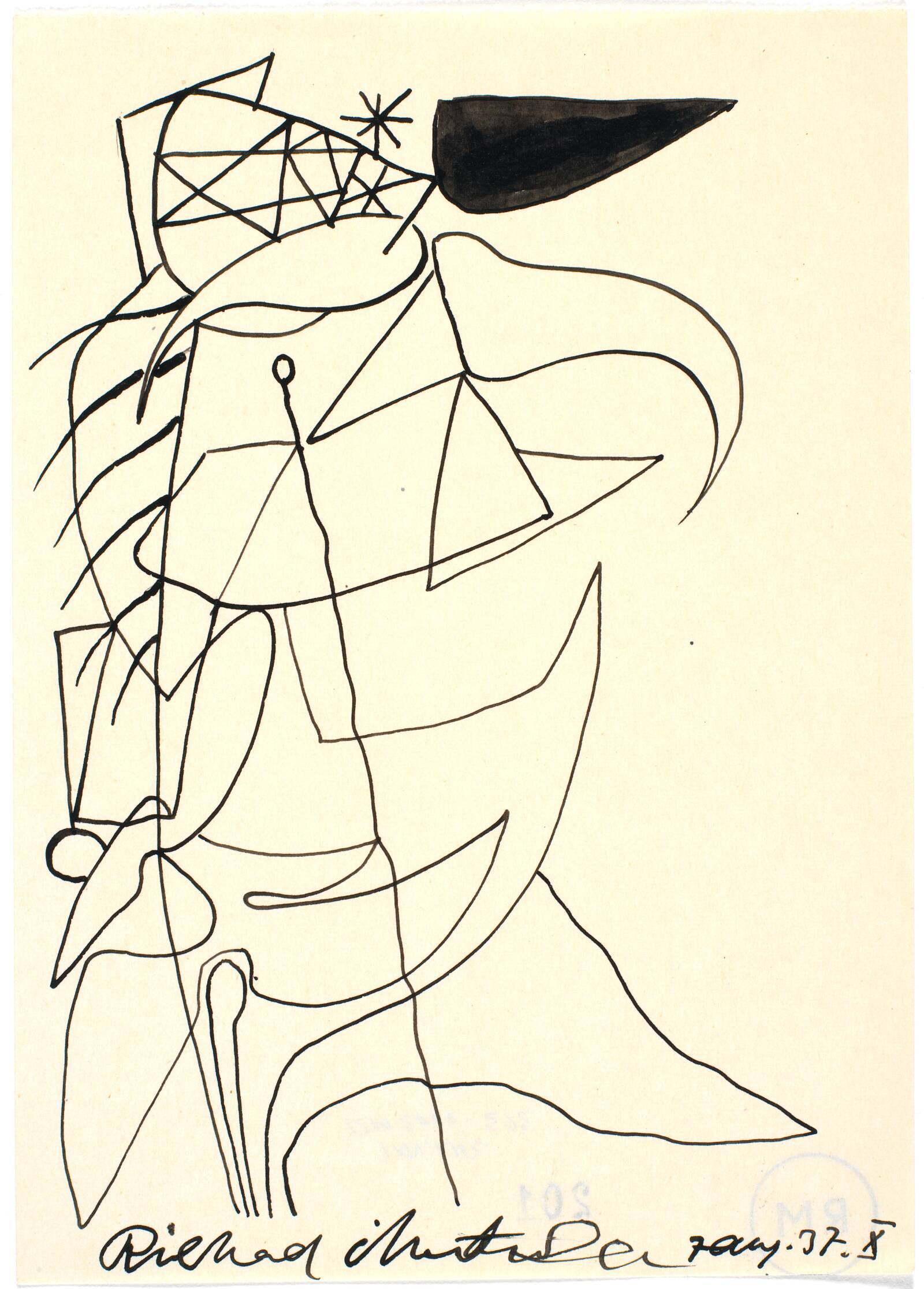 Botanisk figuration, Richard Mortensen, 1937