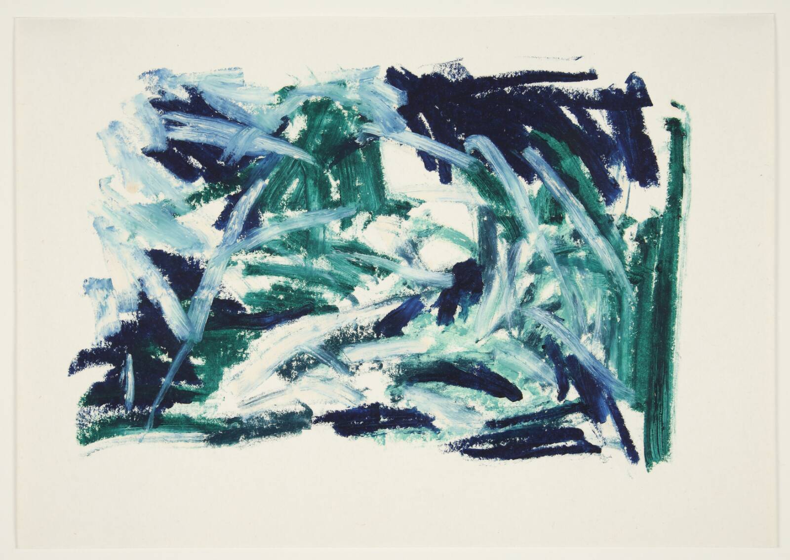 Abstraktion, Eva Weis Bentzon, 1983