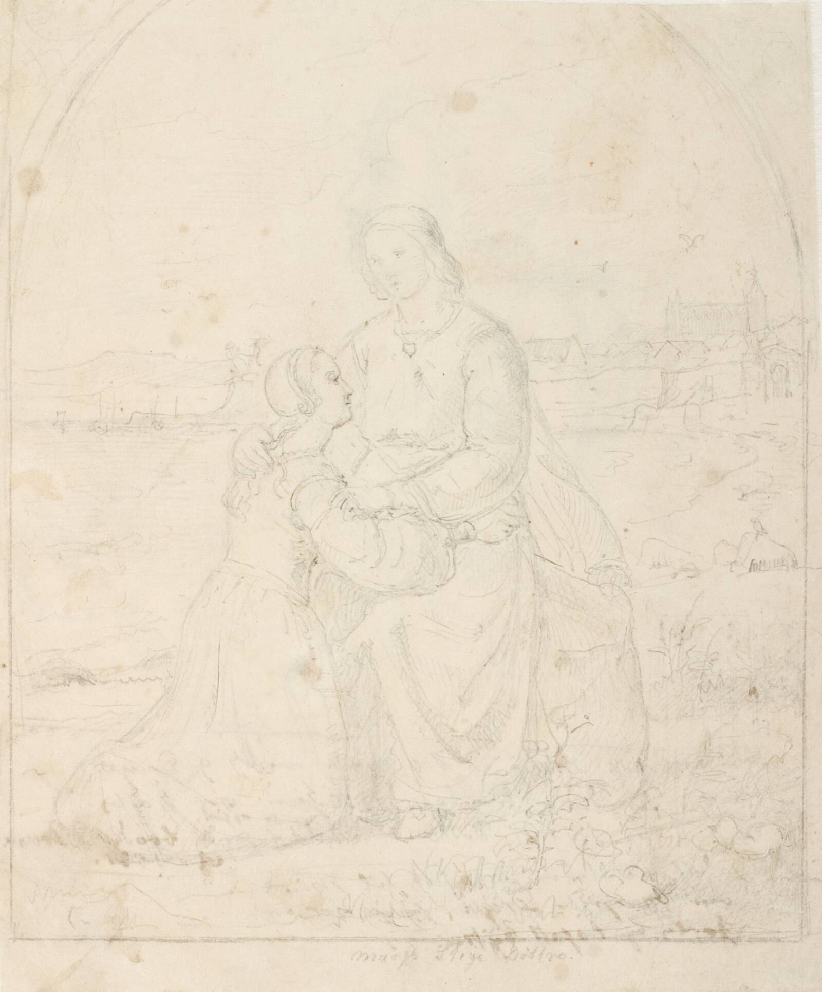 Marsk Stigs døtre, Dankvart Dreyer, 1839
