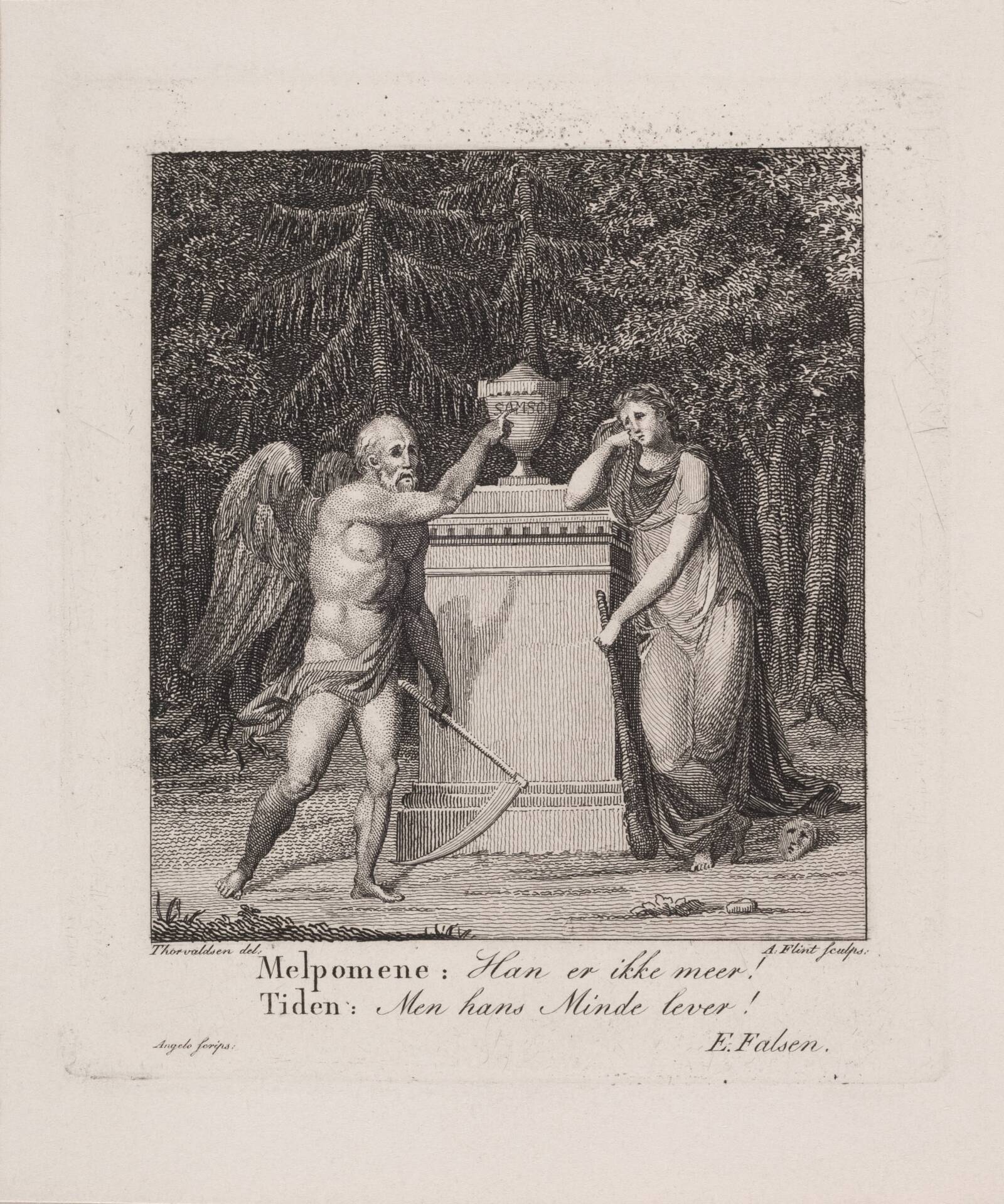 Samsøes Minde, Andreas Flint, 1796