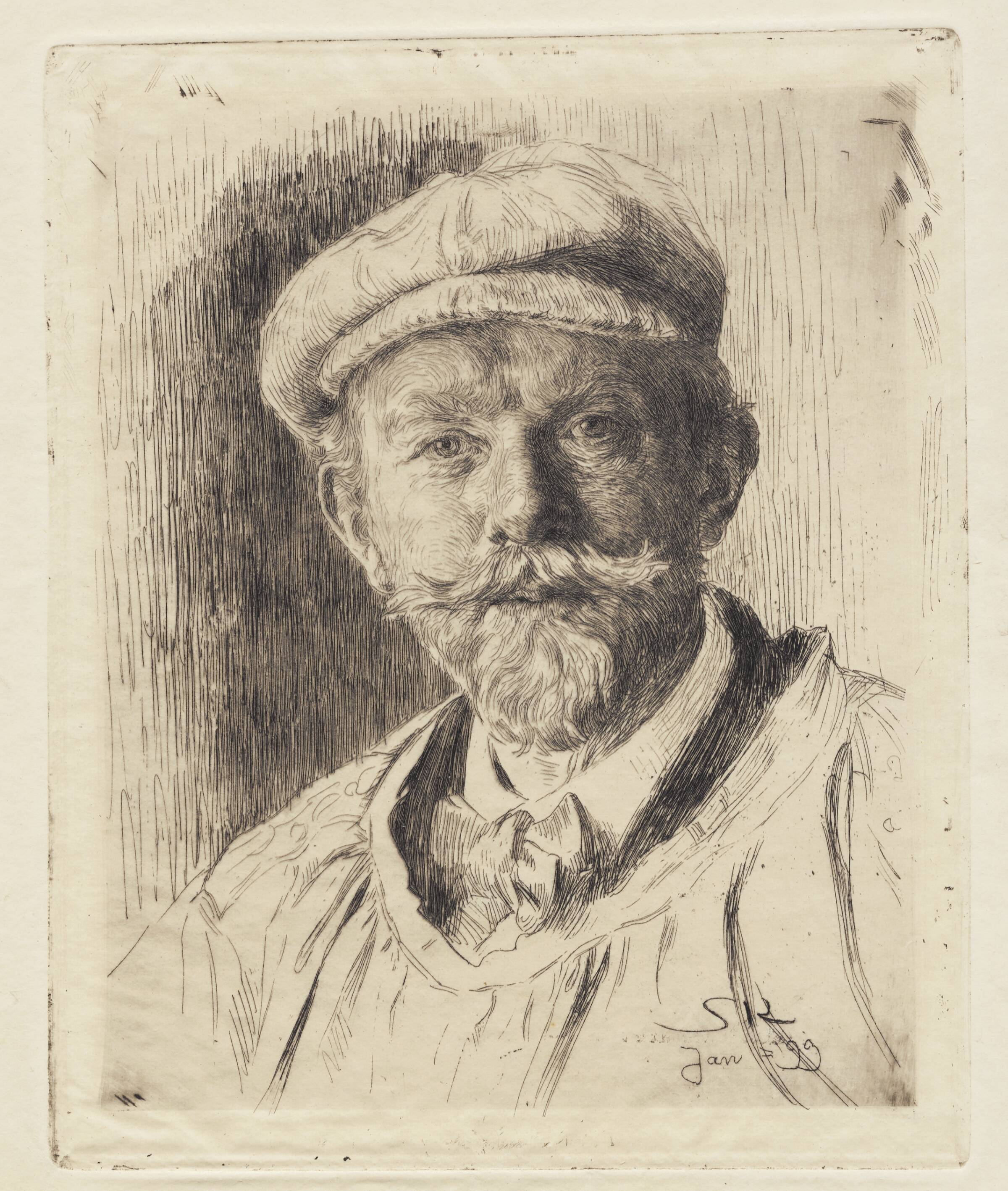 Selvportræt, P.S. Krøyer, 1899