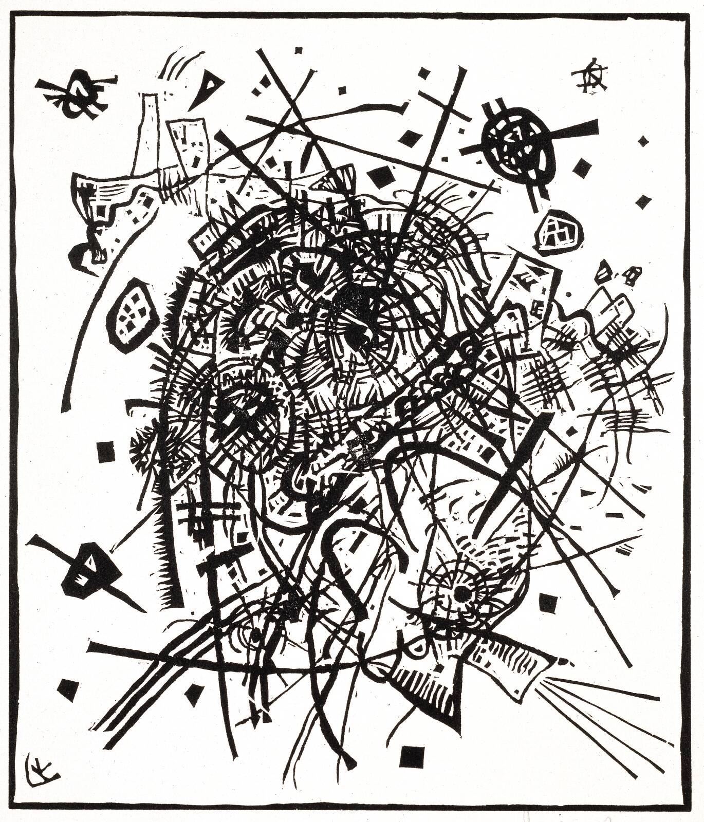 Kleine Welten, by Wassily Kandinsky, 1922