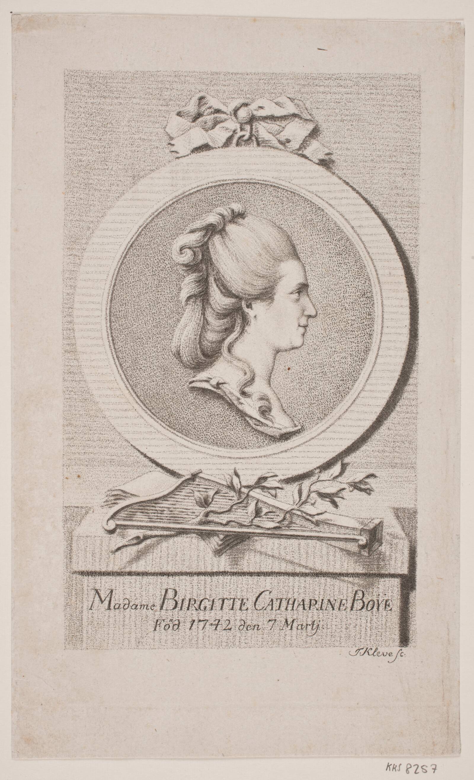 Madame B. C. Boye, Terkel Kleve, 1743-1797
