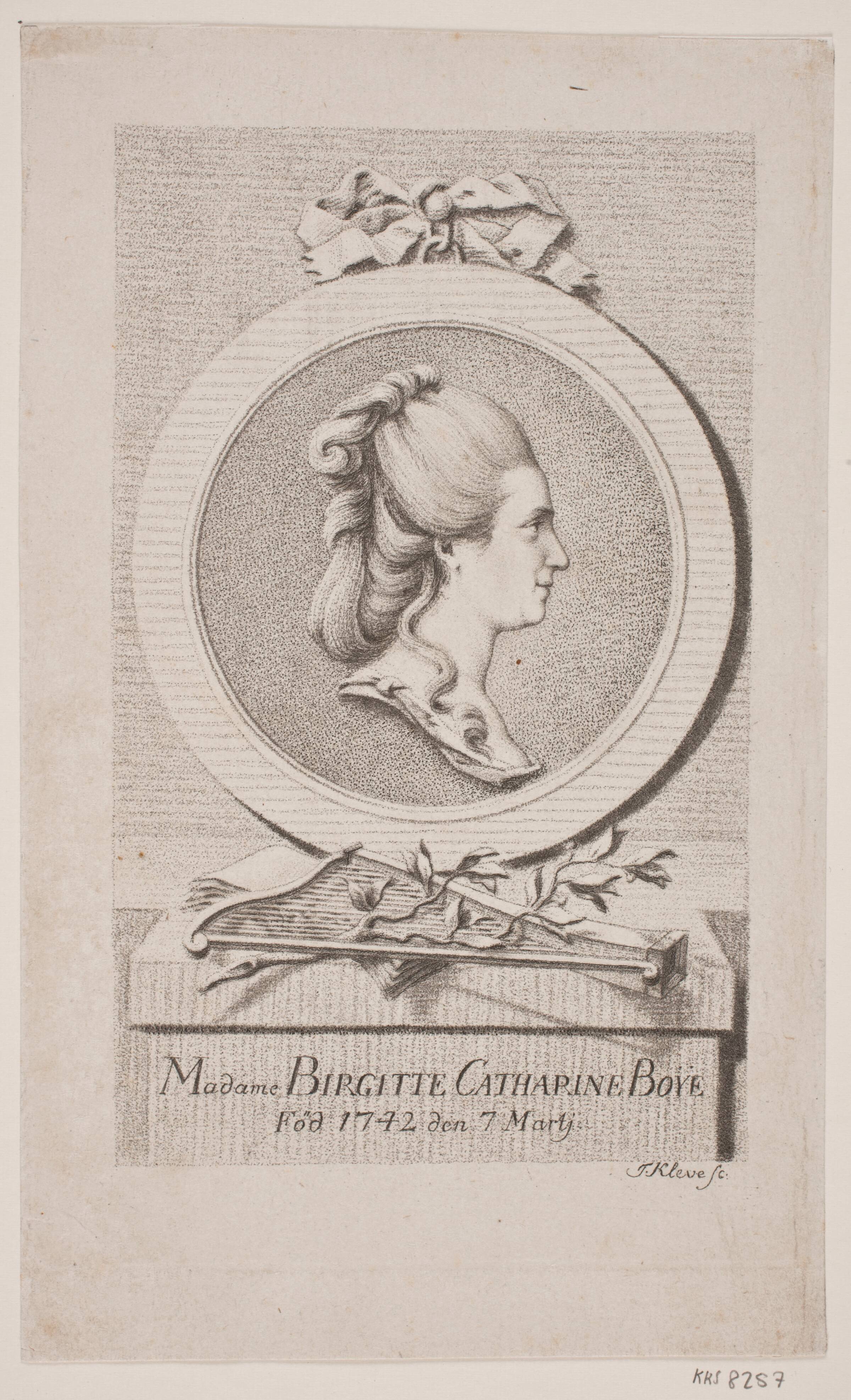 Madame B. C. Boye, Terkel Kleve, 1743-1797