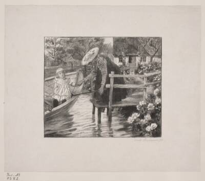 Illustration til H.C. Andersen, "Snedronningen"