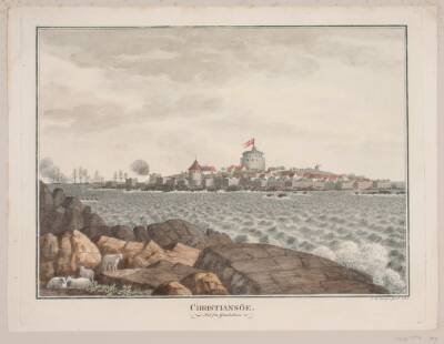 Christiansø. Set fra Græsholmen