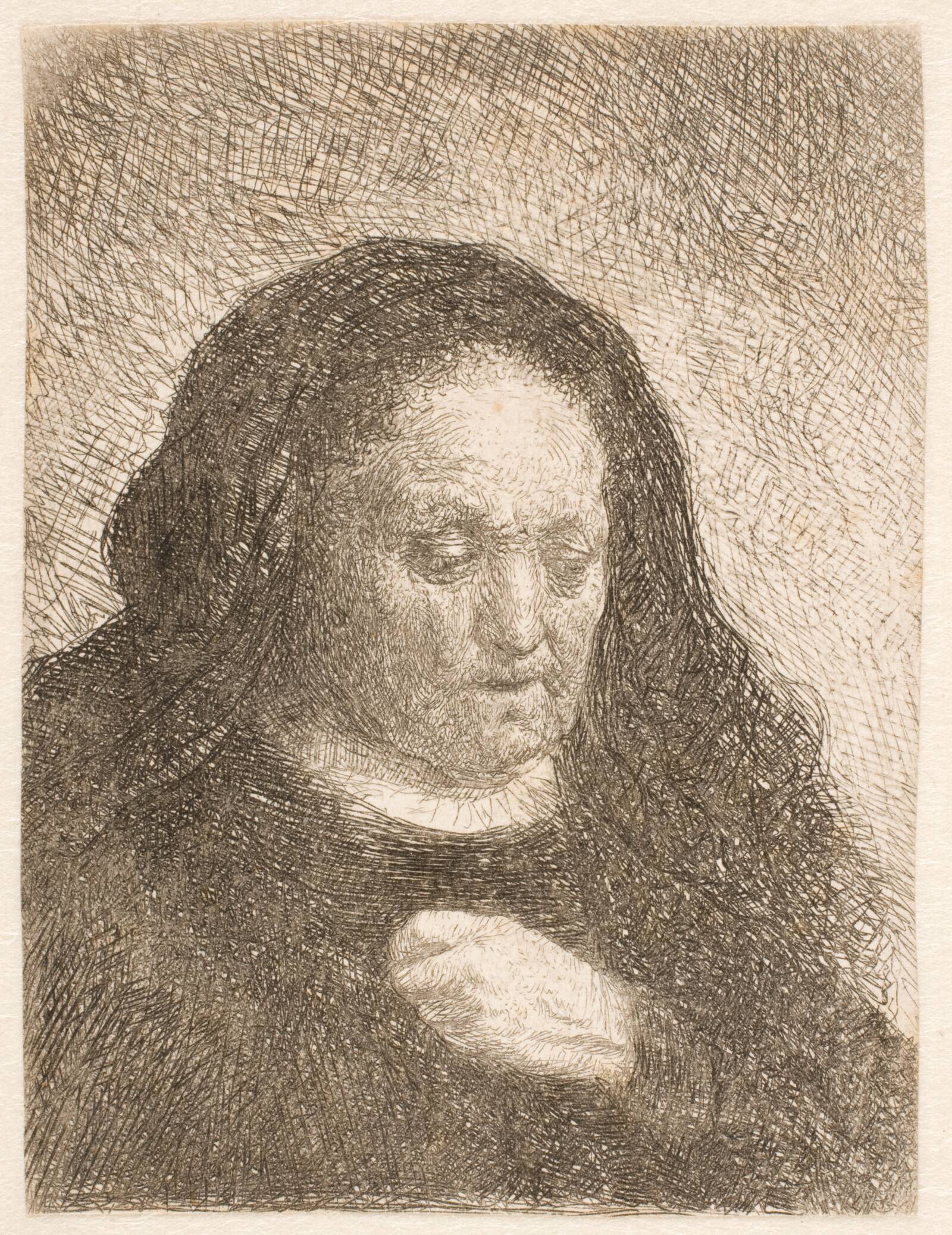 Rembrandts moder, Rembrandt van Rijn, 1631