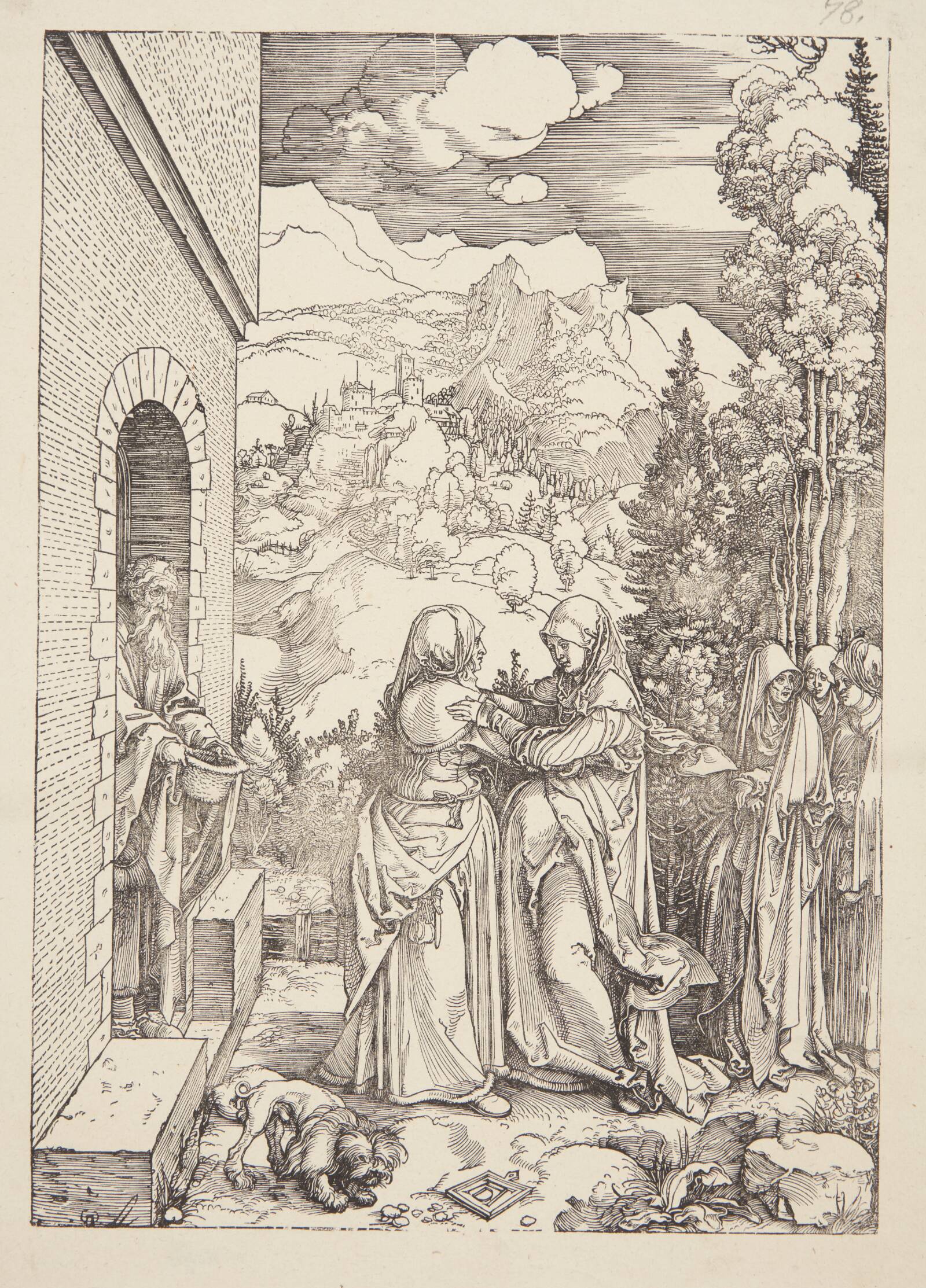 Besøgelsen, Albrecht Dürer, 1503-1504