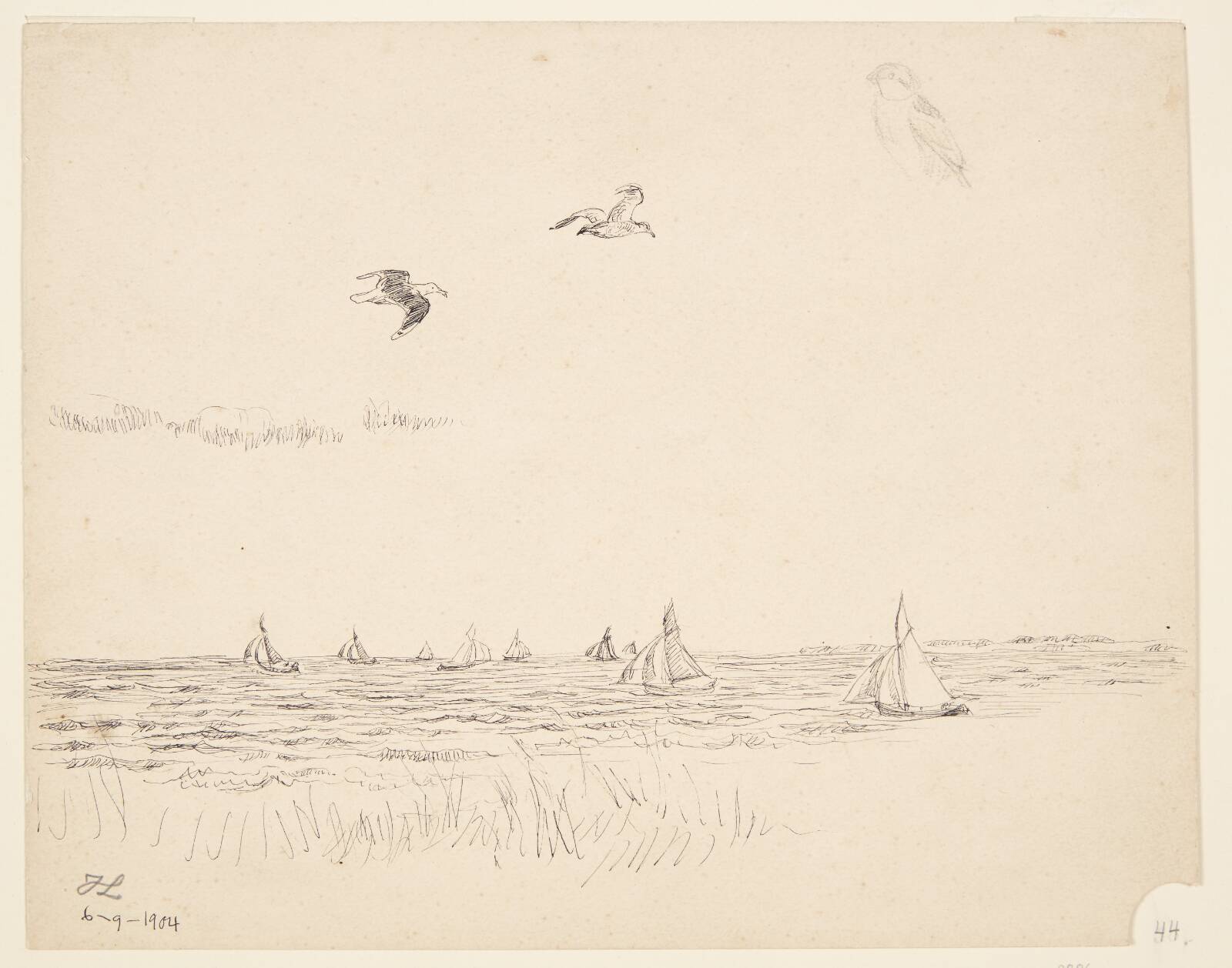 Sildebåd, Johannes Larsen, 1904