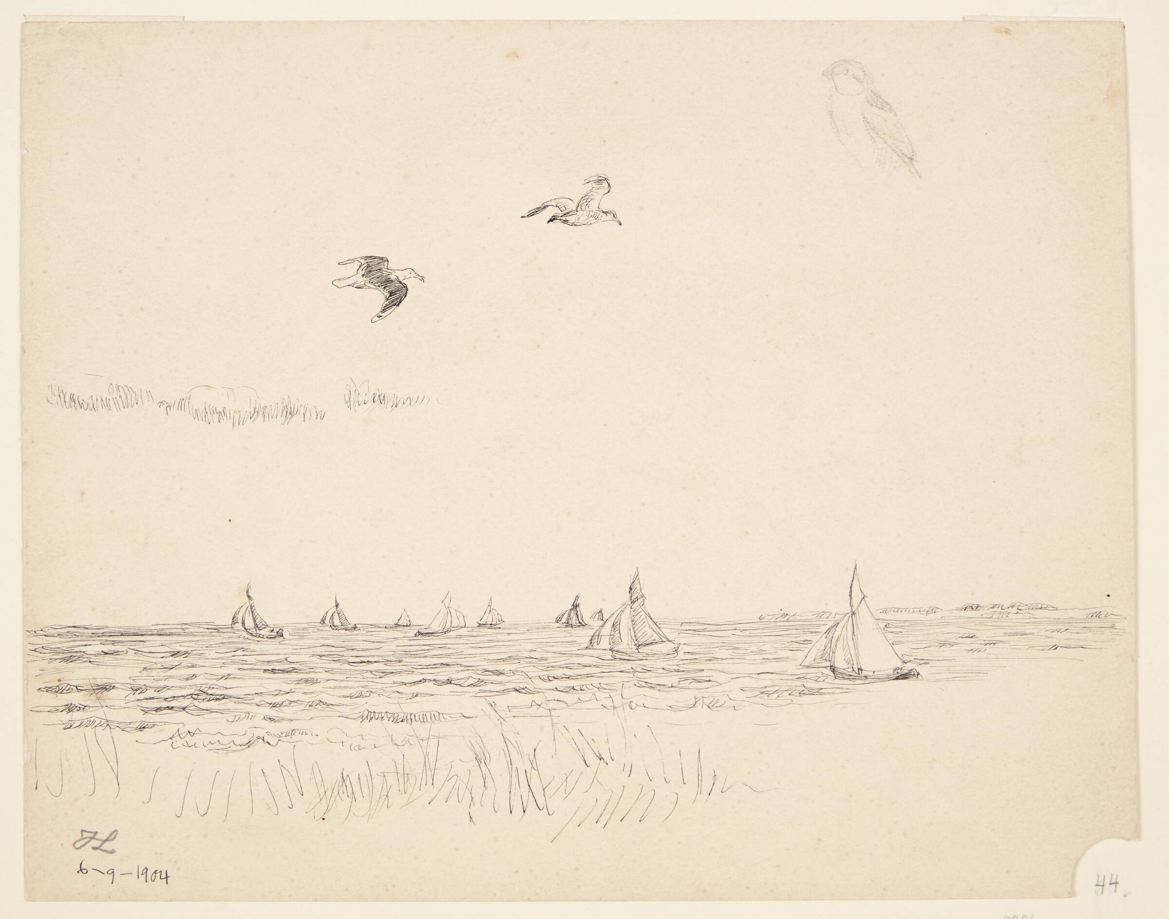 Sildebåd, Johannes Larsen, 1904