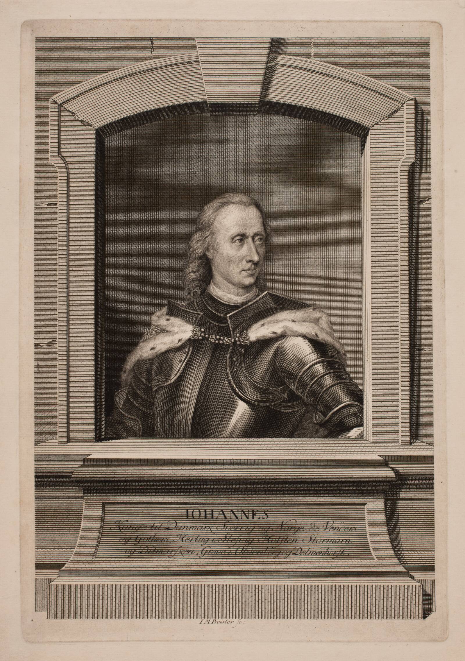 Kong Christian I, J.M. Preisler, 1760-1769
