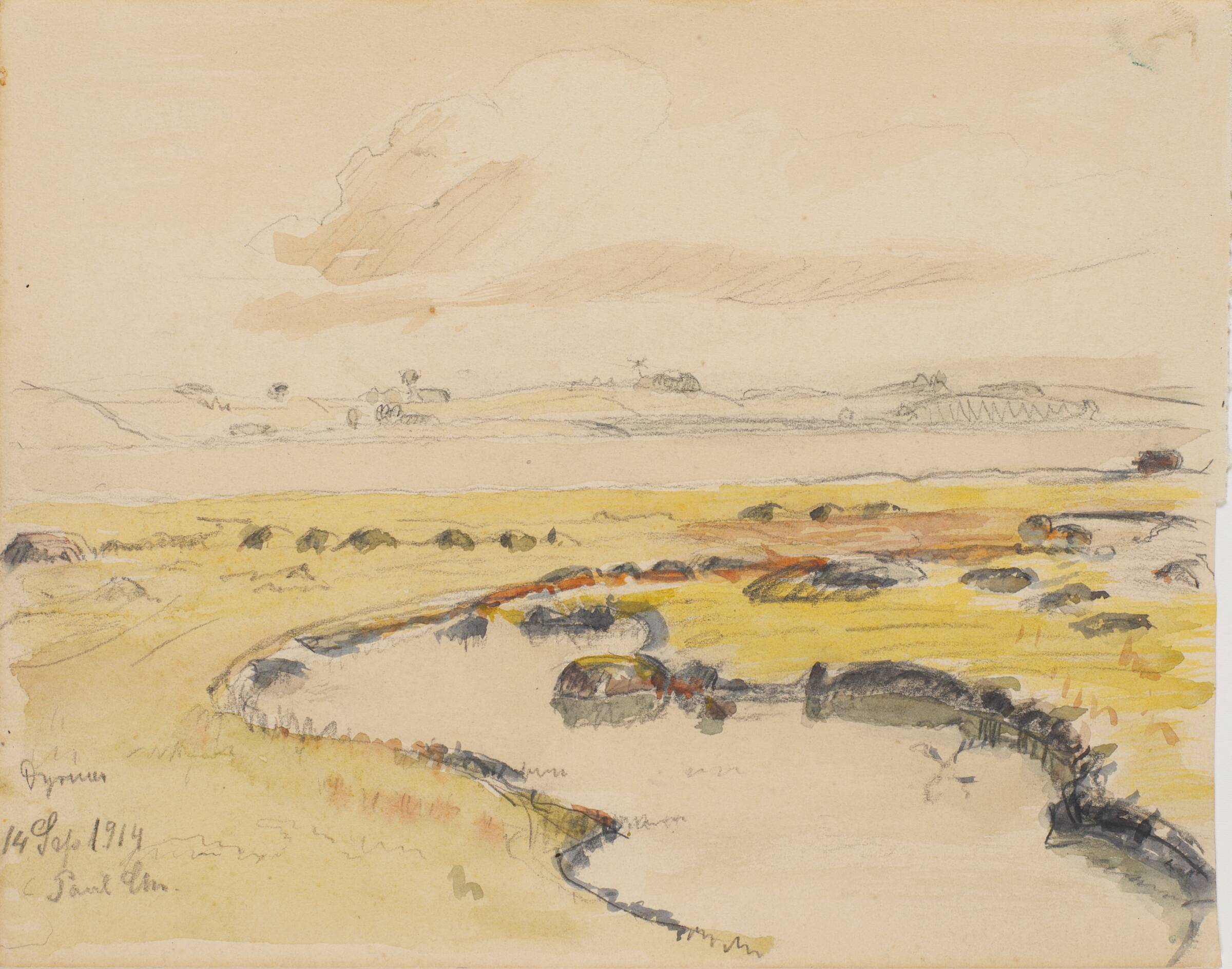 Dyrnæs enge, Poul S. Christiansen, 1914